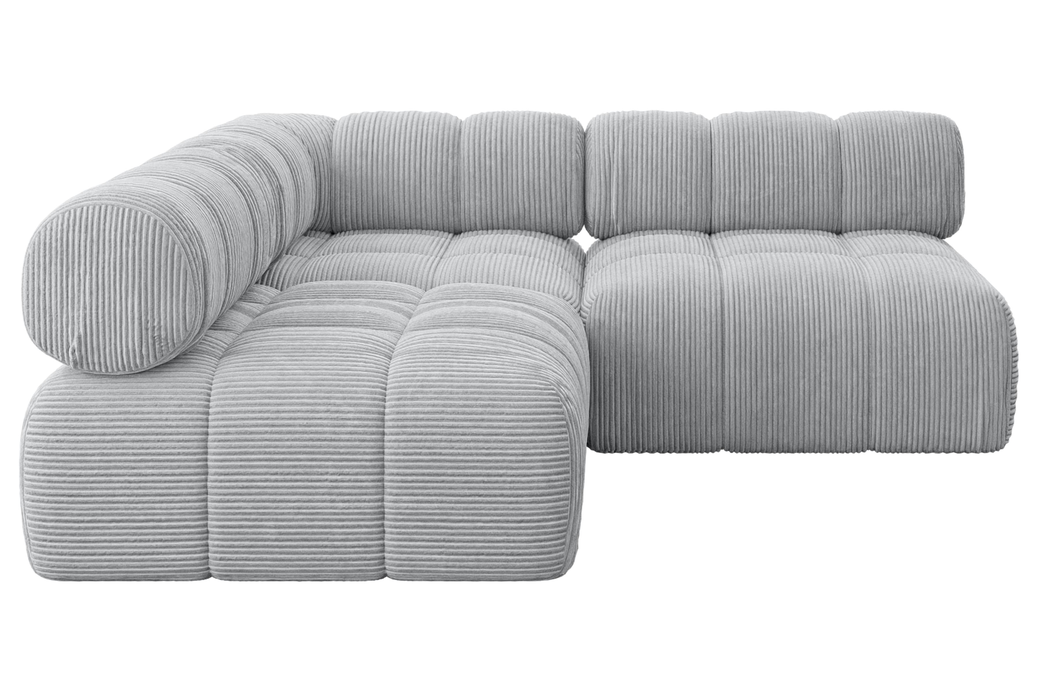 Ecksofa Samaro-L1 Grau - Poso 110
