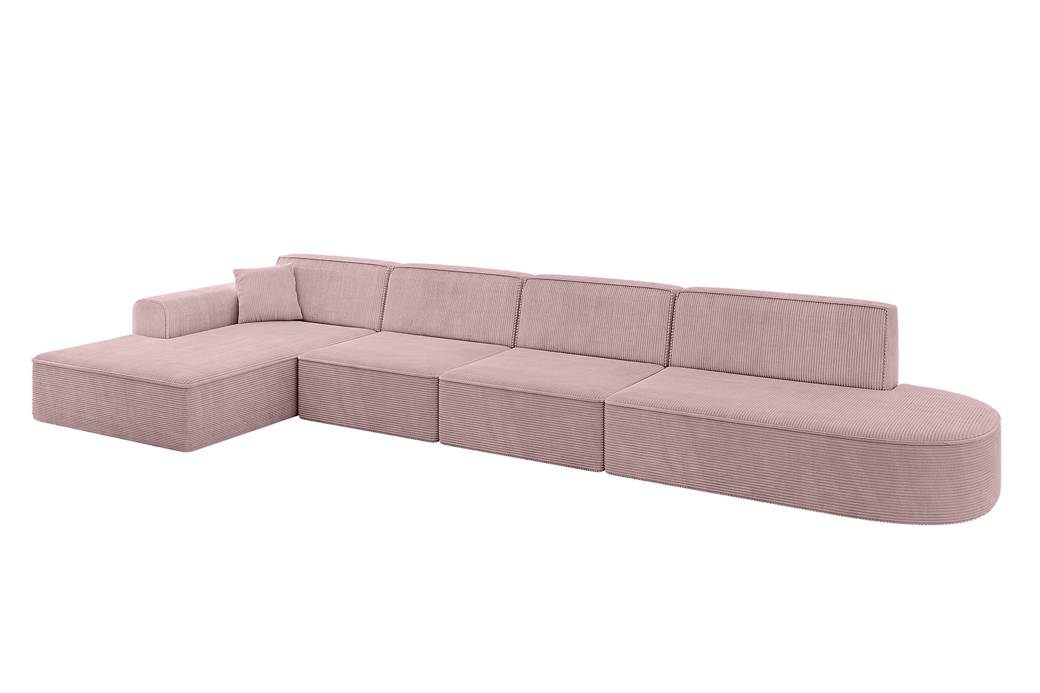 Ecksofa IREA-L3-v3 Rosa - Poso 145