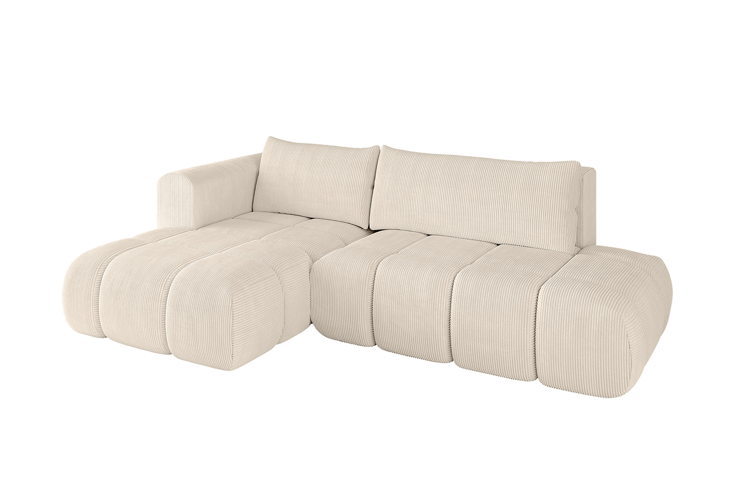 Ecksofa CLOUD-L Beige - Poso 105