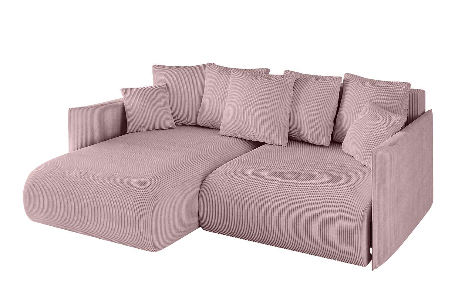 Ecksofa ONESK-L Rosa - Poso 145