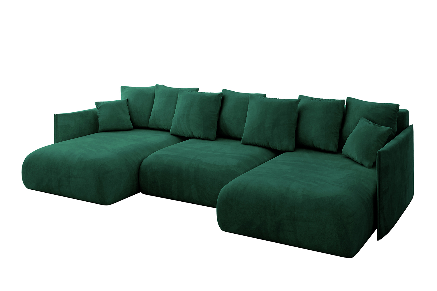 Wohnlandschaft ONESK-U Grün - Dream Velvet 202.31