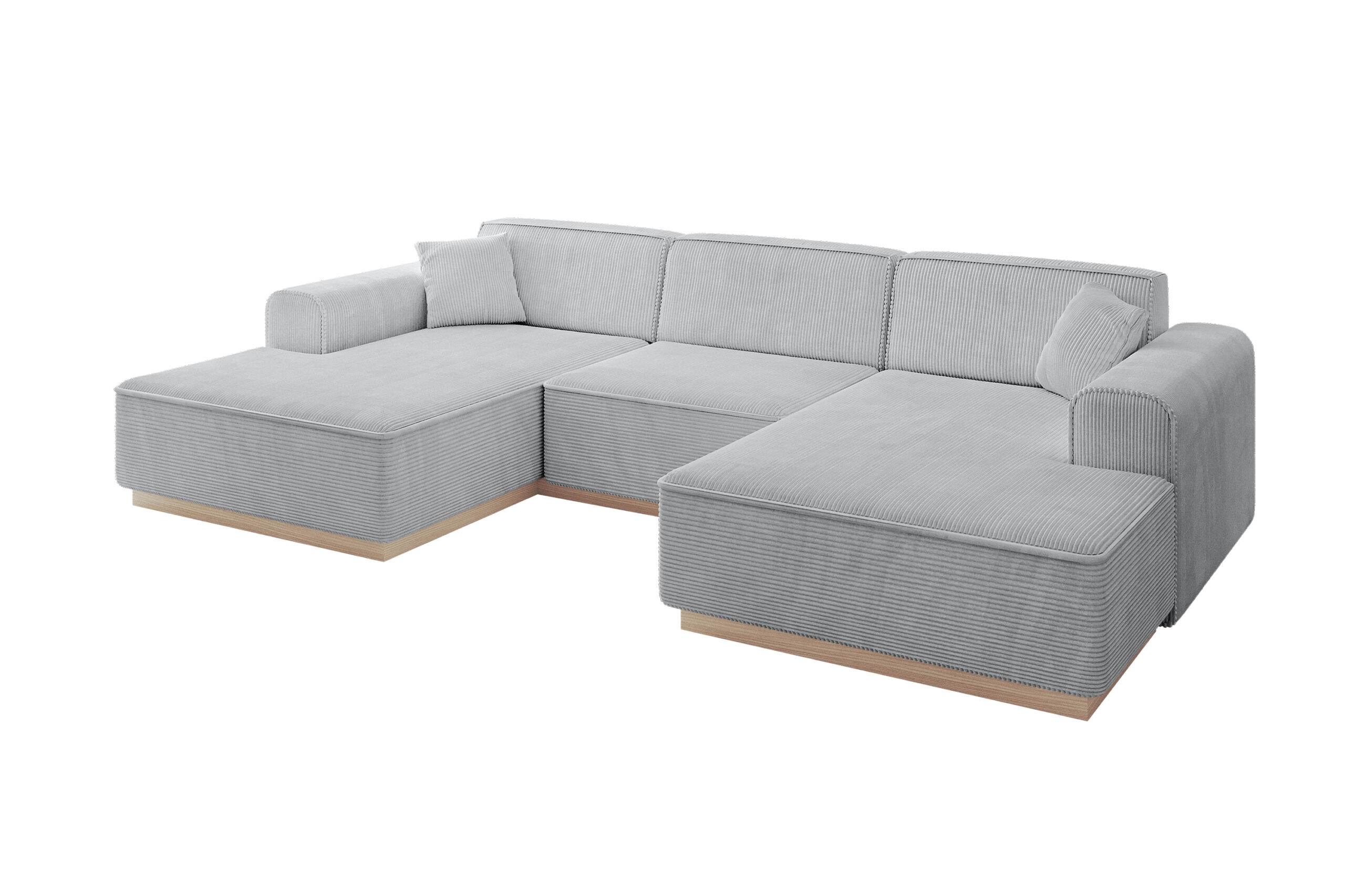 Wohnlandschaft IREA-U1 Grau - Poso 110