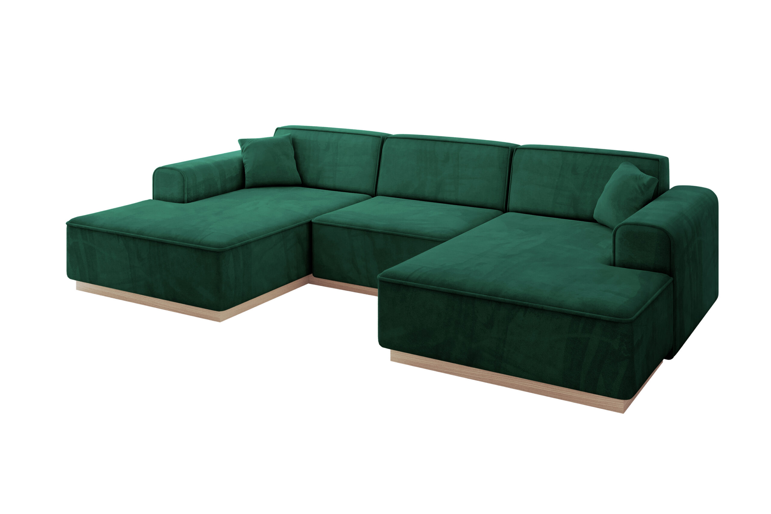 Wohnlandschaft IREA-U1 Grün - Dream Velvet 202.31