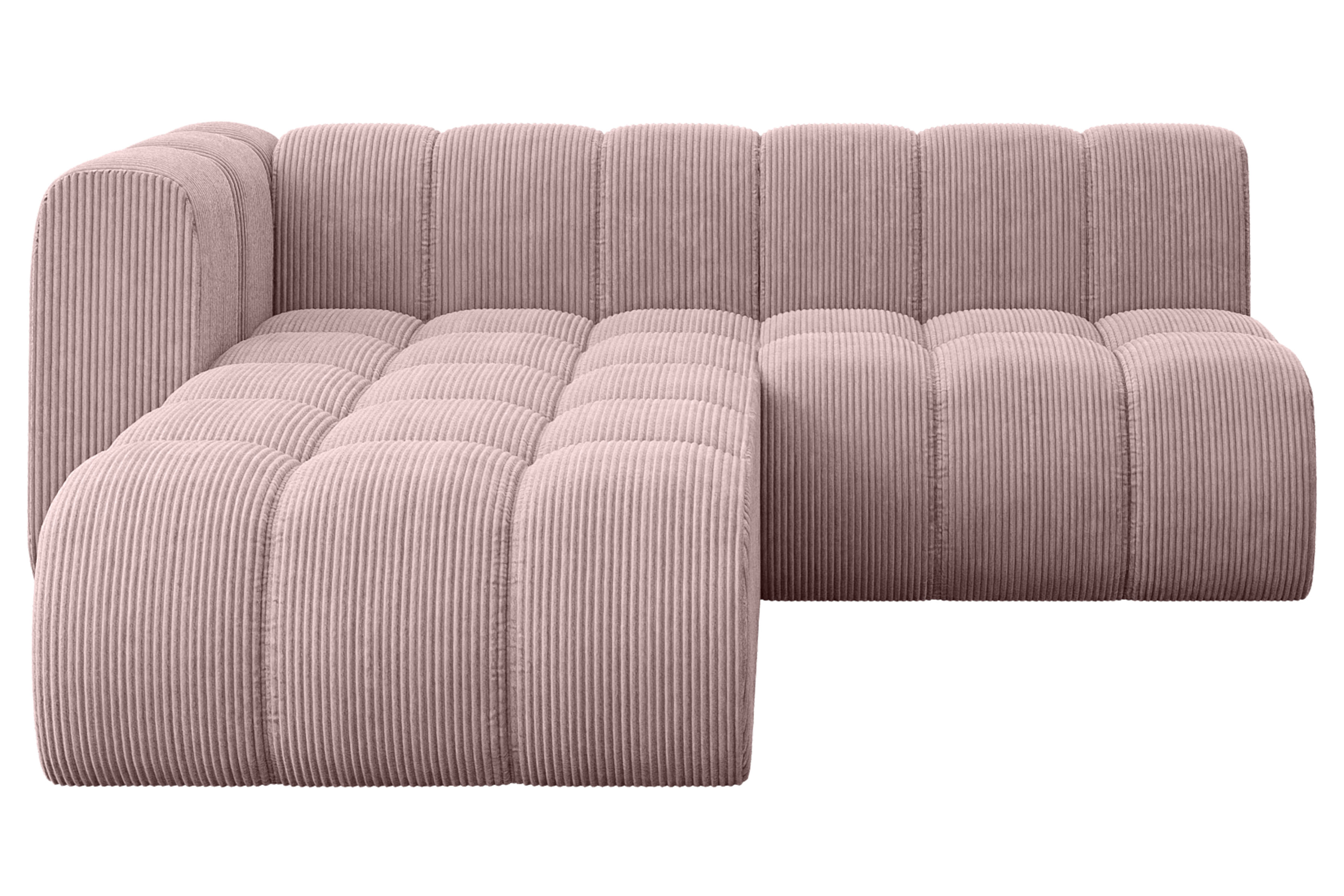 Ecksofa Darnel-L1 Rosa - Poso 145