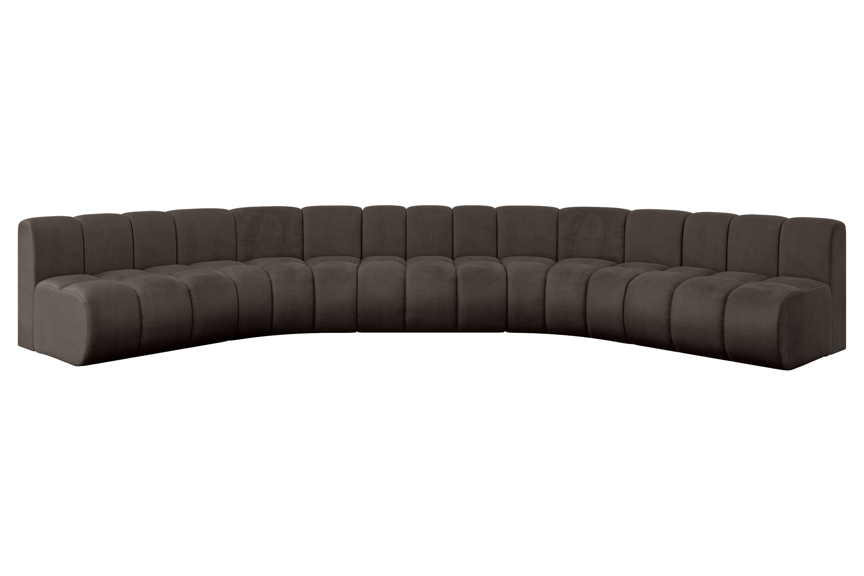 Wohnlandschaft Montra-U1 Braun - Monolith 15