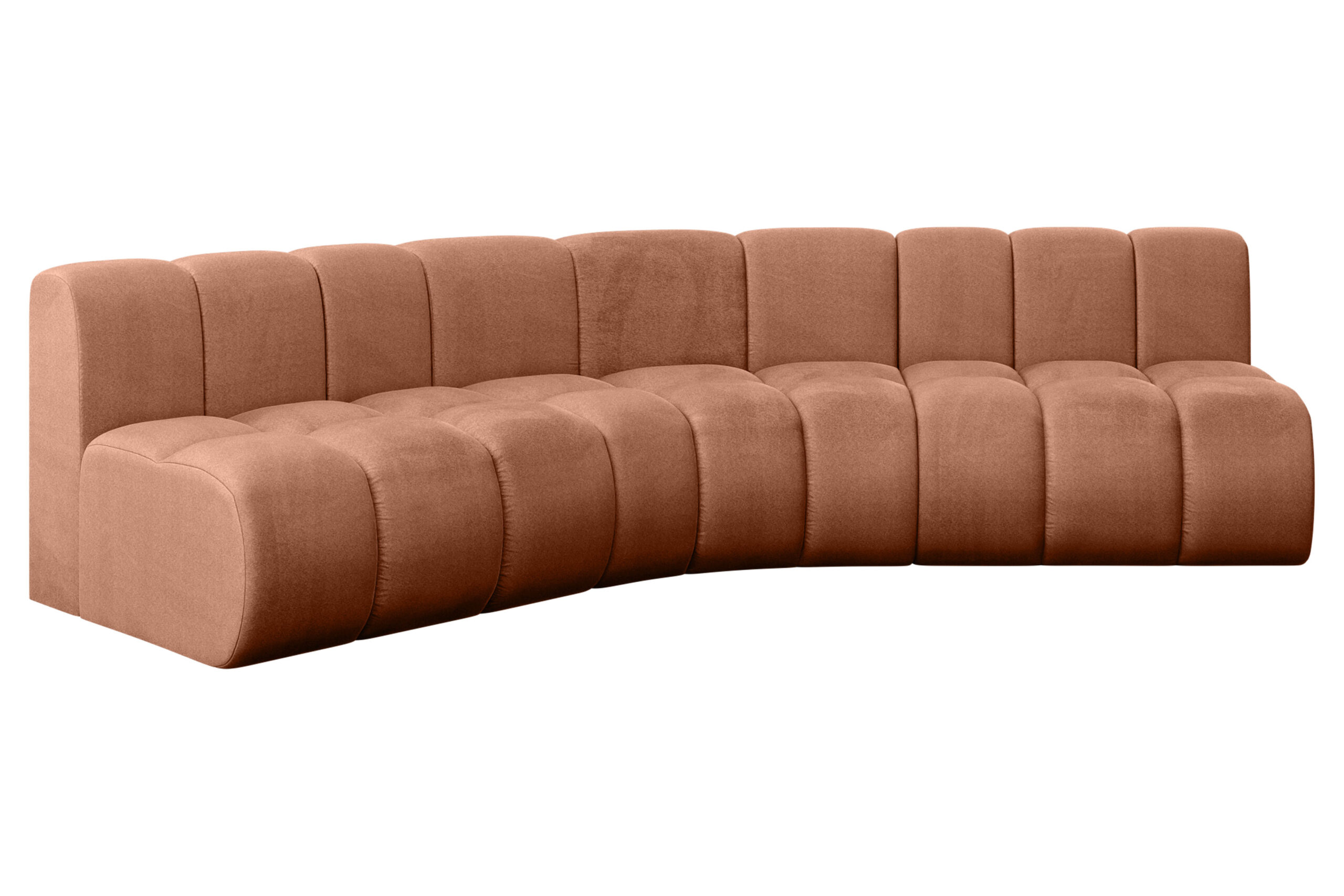 Ecksofa Montra-L1 Apricot - Monolith 61
