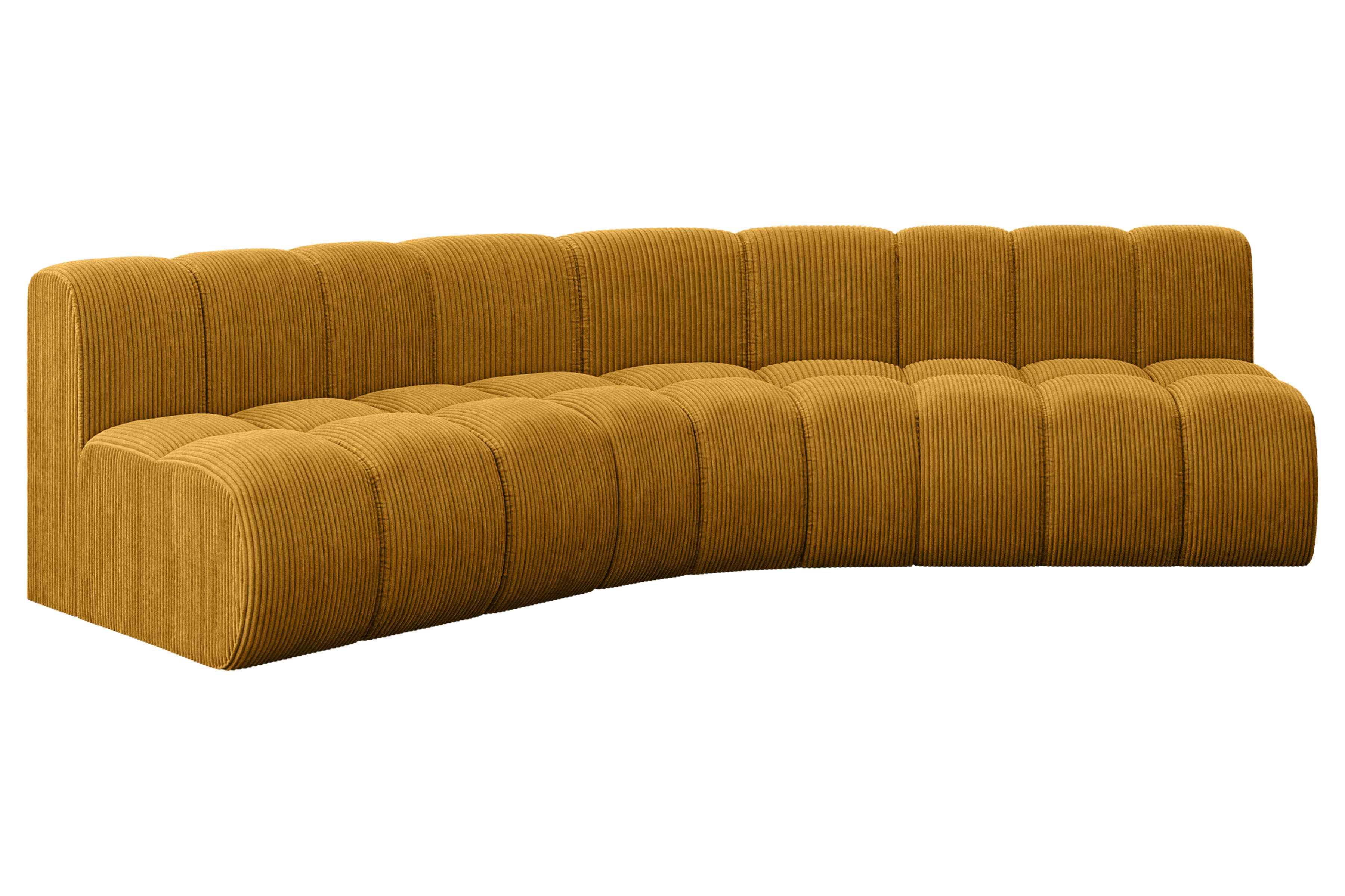Ecksofa Montra-L1 Senfgelb - Poso 42