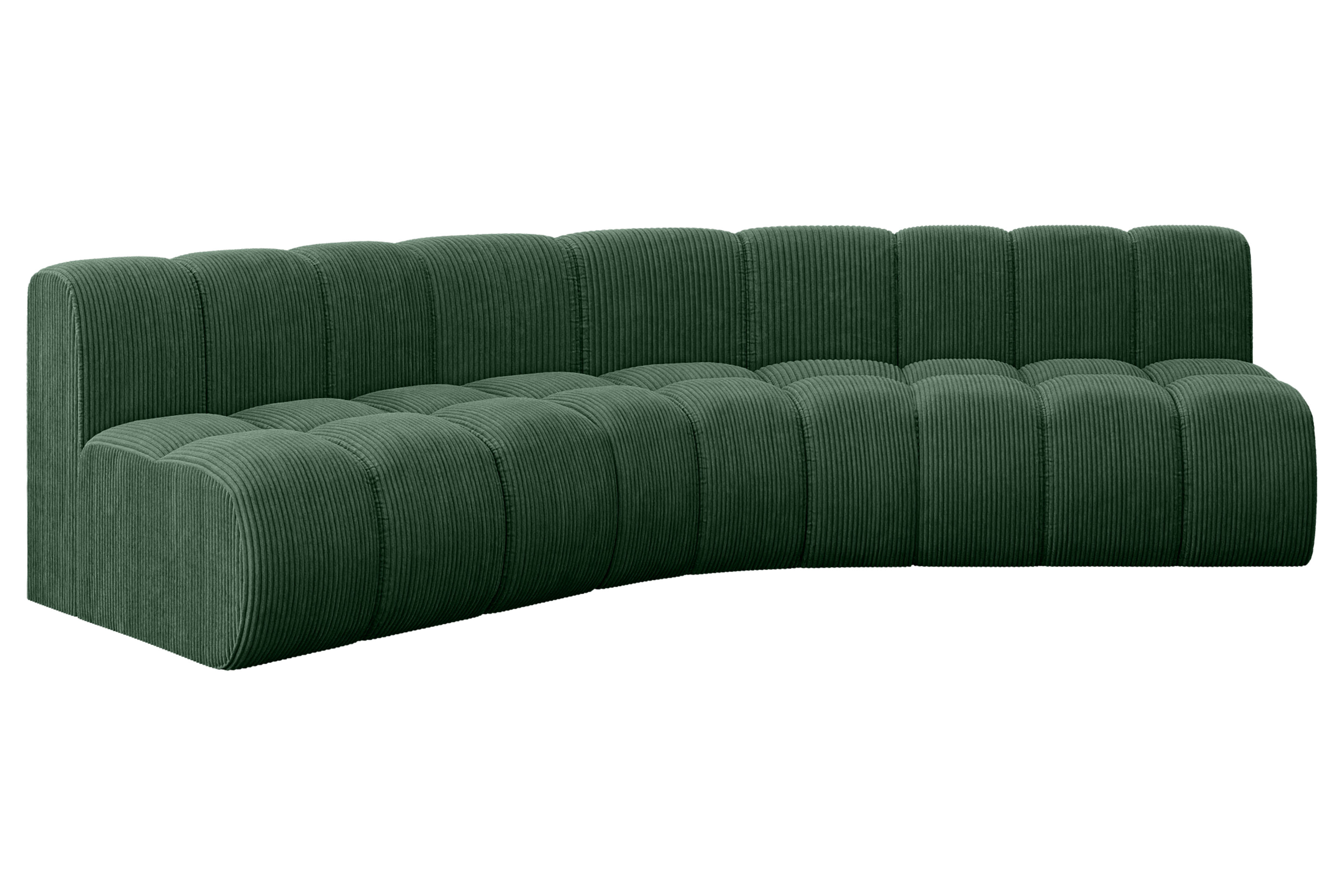 Ecksofa Montra-L1 Grün - Poso 14