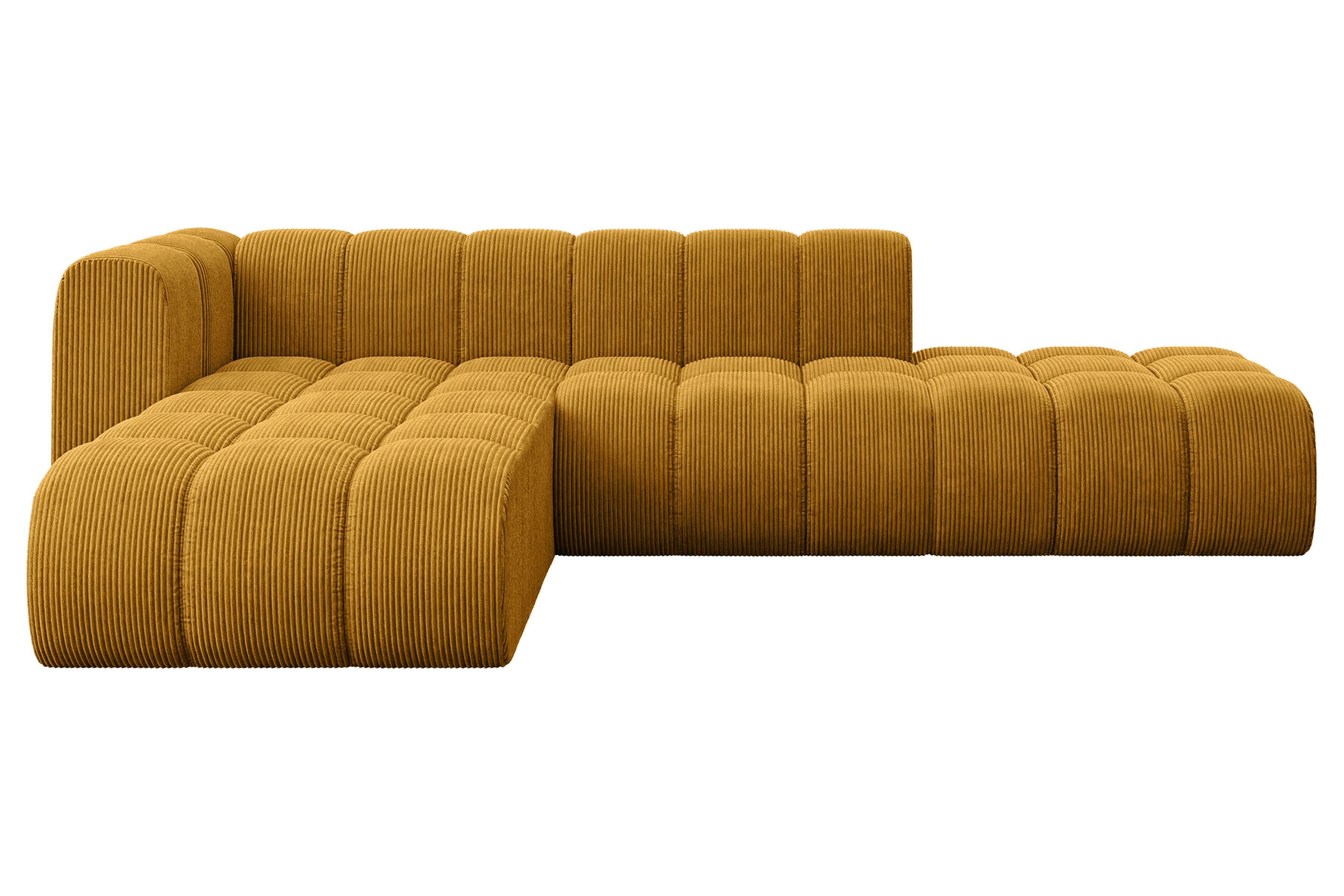 Ecksofa Zuvon-L1 Senfgelb - Poso 42