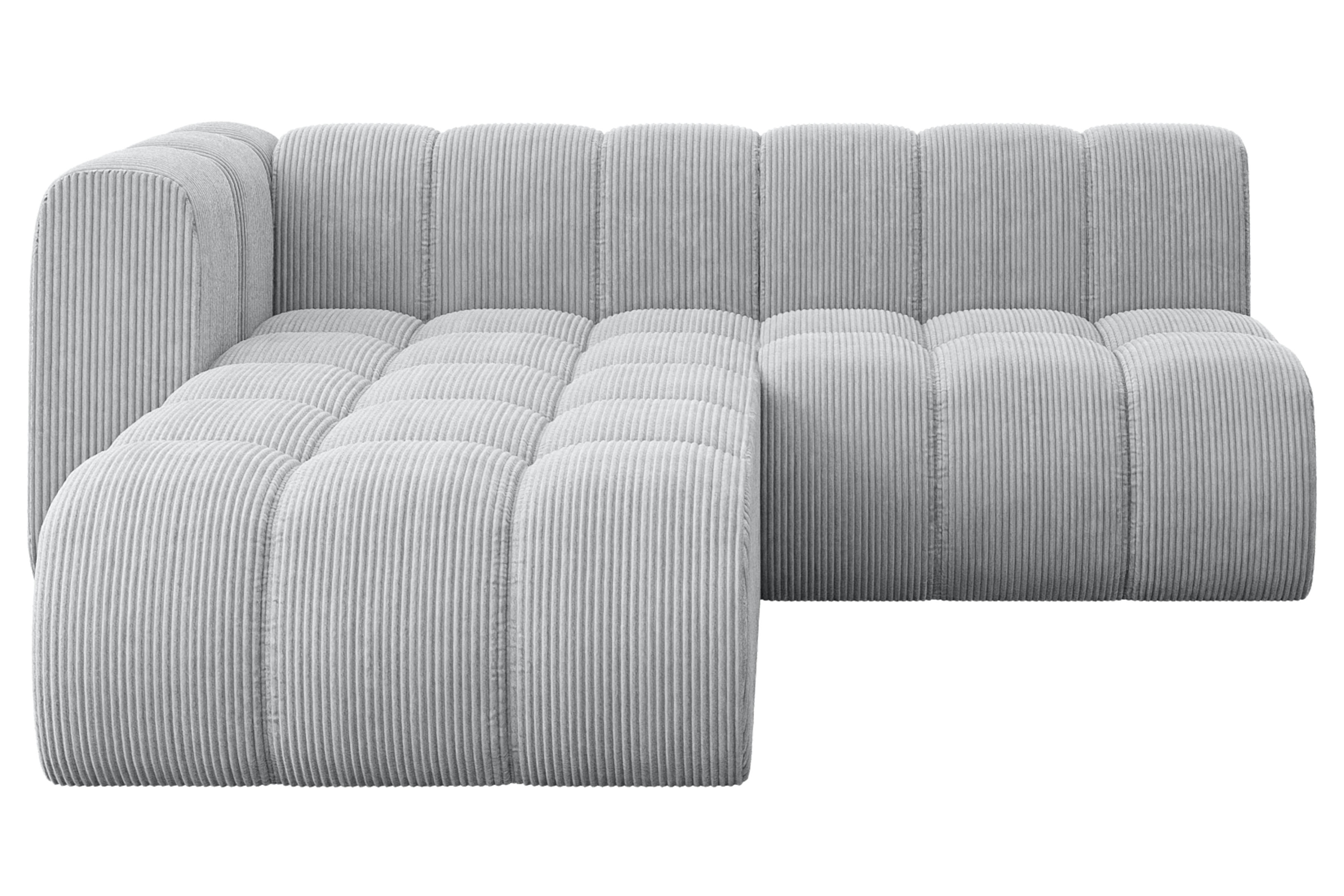 Ecksofa Darnel-L1 Grau - Poso 110