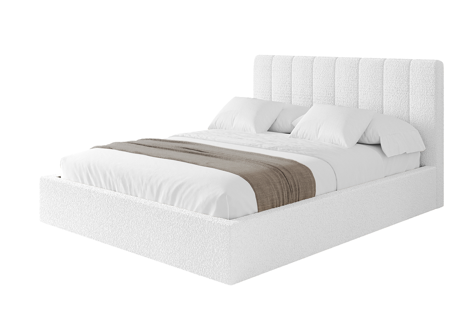 Polsterbett STERA 140x200 cm Weiß - Quelle 01