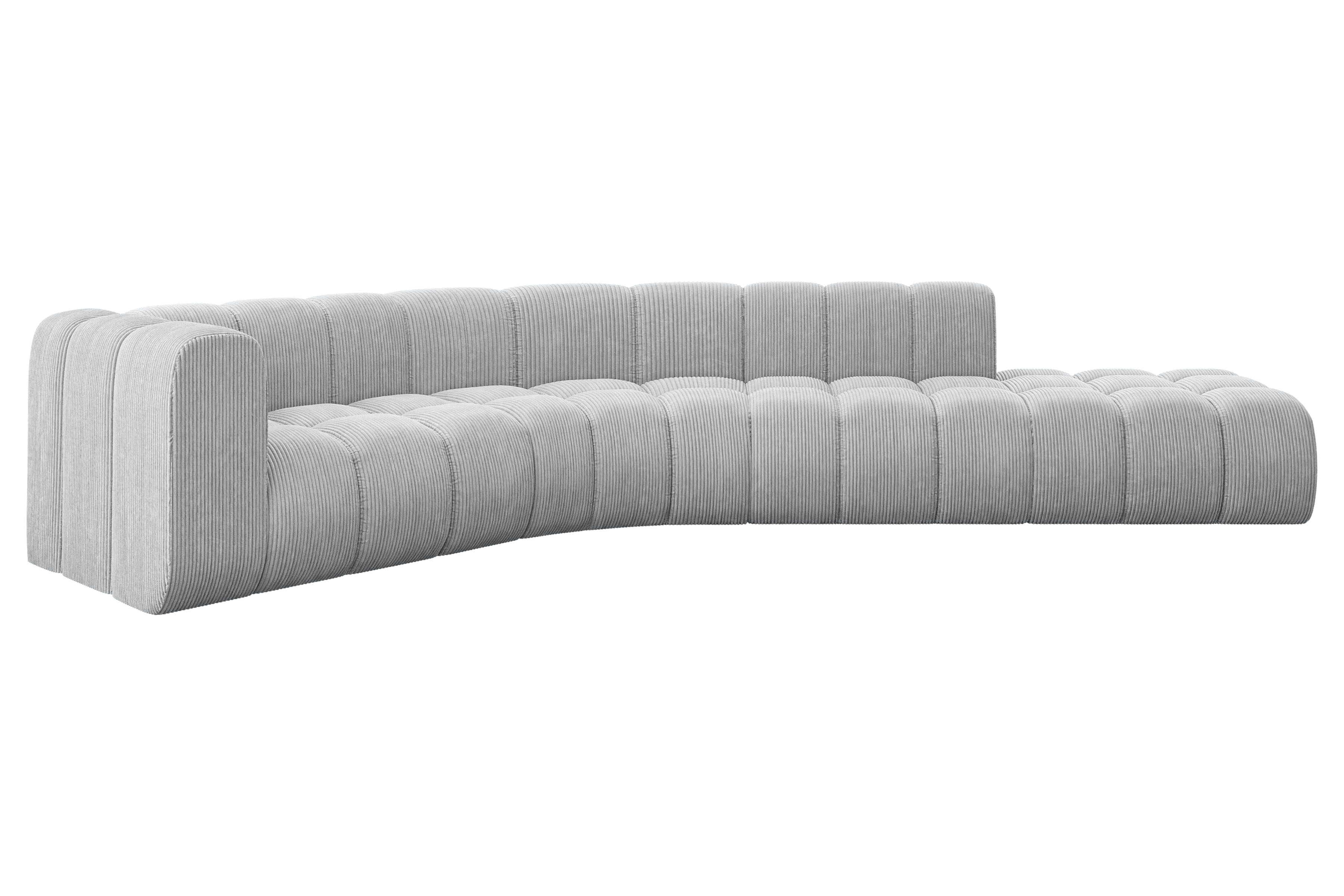 Ecksofa Tilmo-L1 Grau - Poso 110