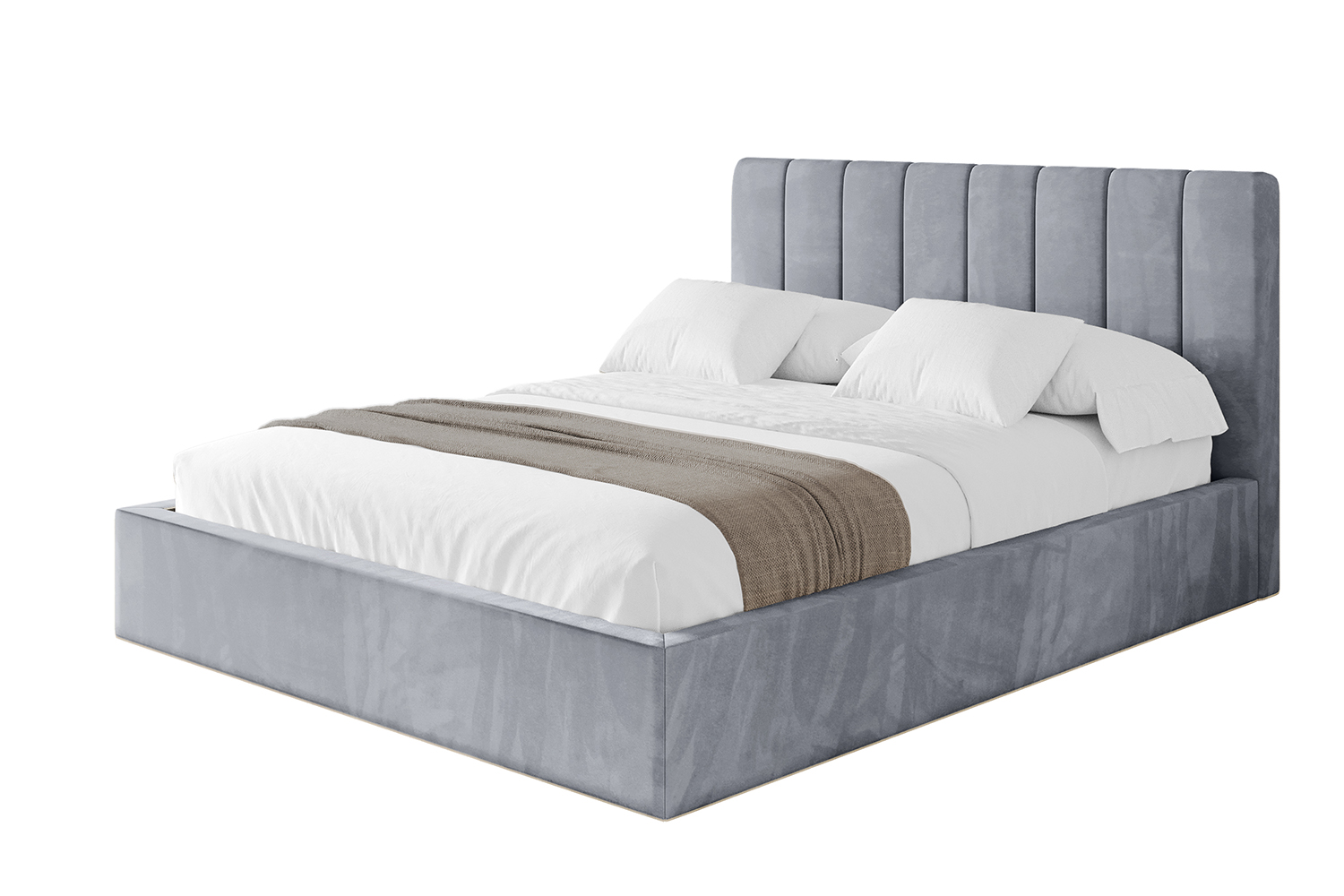 Polsterbett STERA 140x200 cm Grau - Casablanca 2314