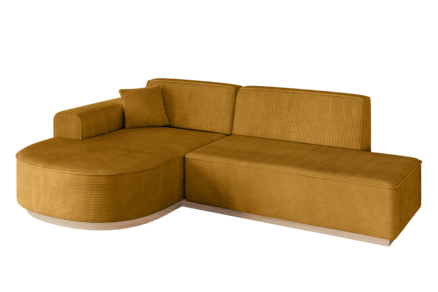 Ecksofa ARRIO-L1 Senfgelb - Poso 42