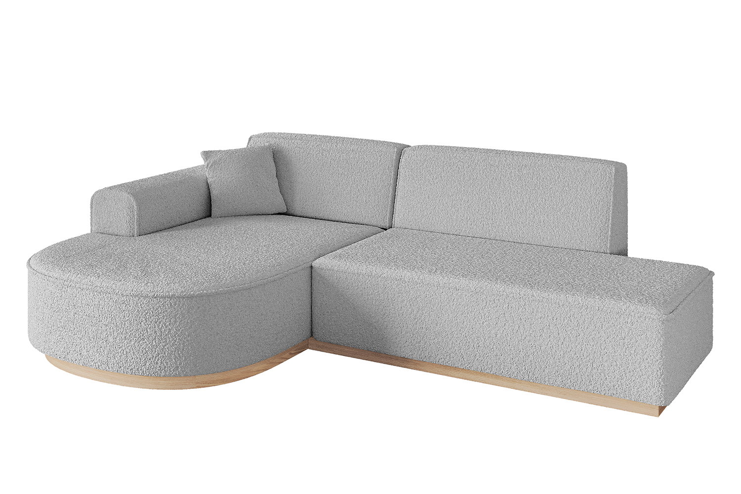 Ecksofa ARRIO-L1 Hellgrau - Quelle 83