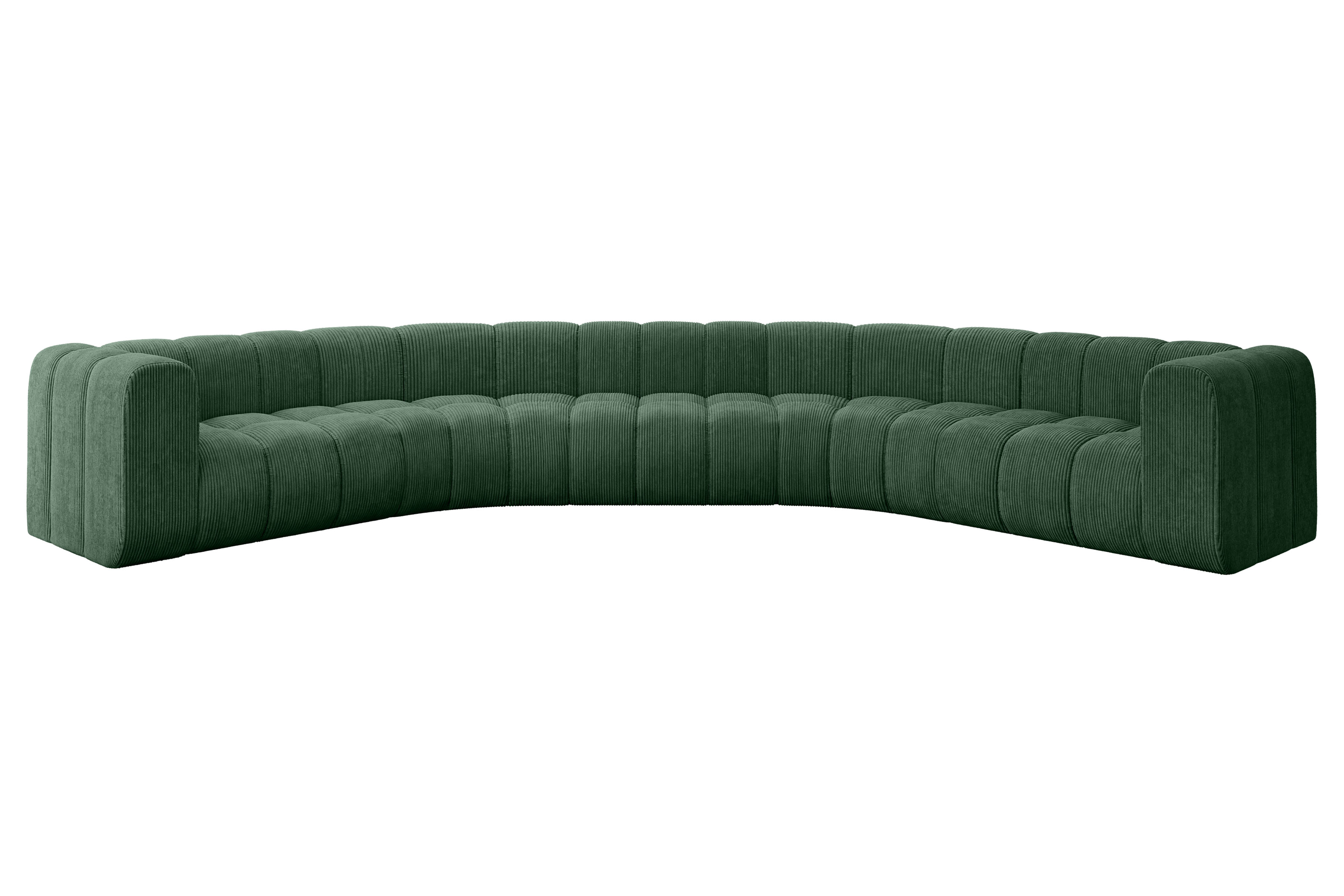 Wohnlandschaft Lazro-U1 Grün - Poso 14