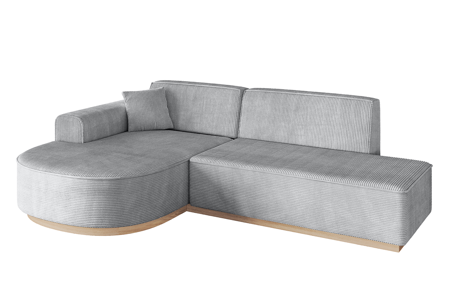 Ecksofa ARRIO-L1 Grau - Poso 110