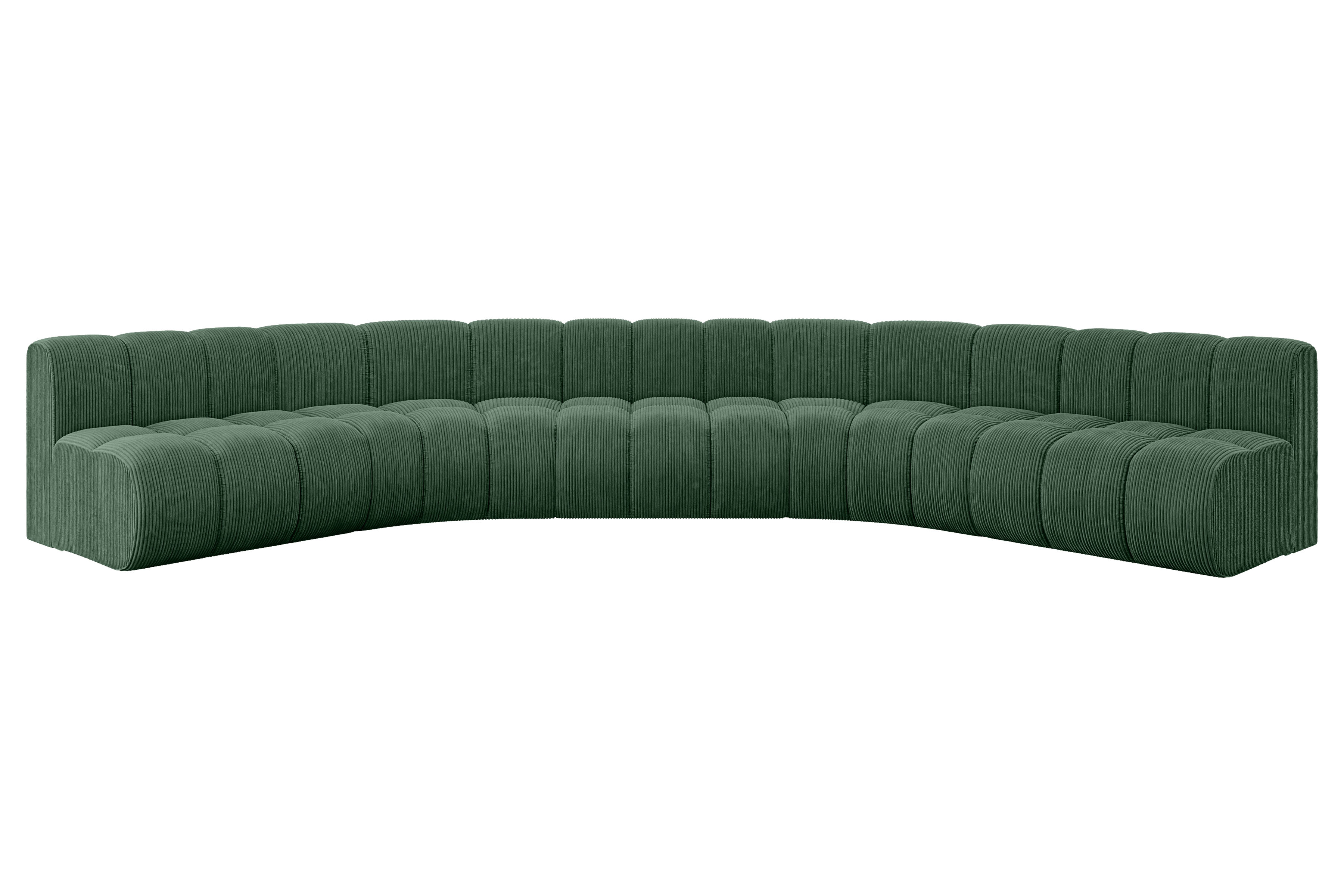 Wohnlandschaft Montra-U1 Grün - Poso 14