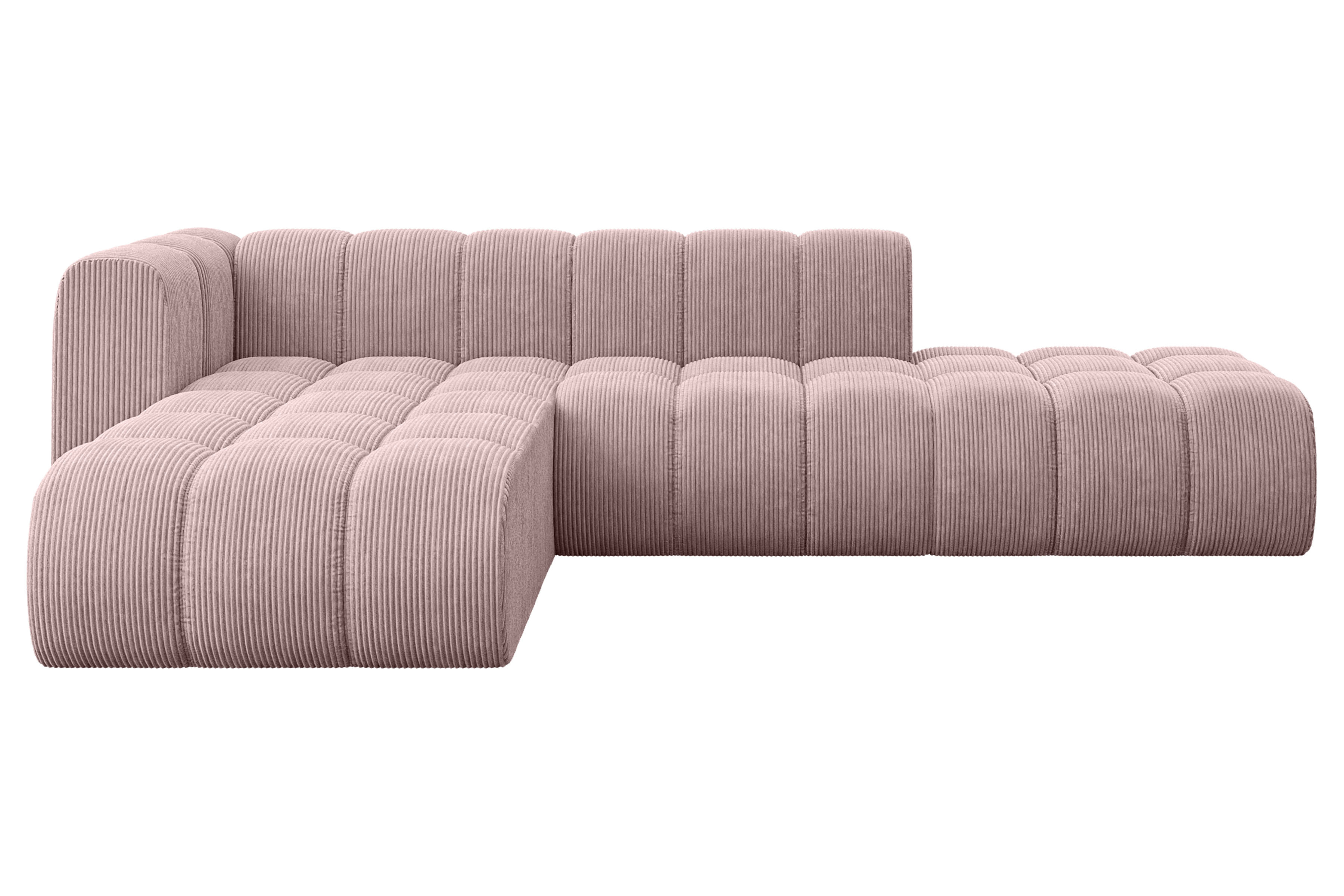 Ecksofa Zuvon-L1 Rosa - Poso 145