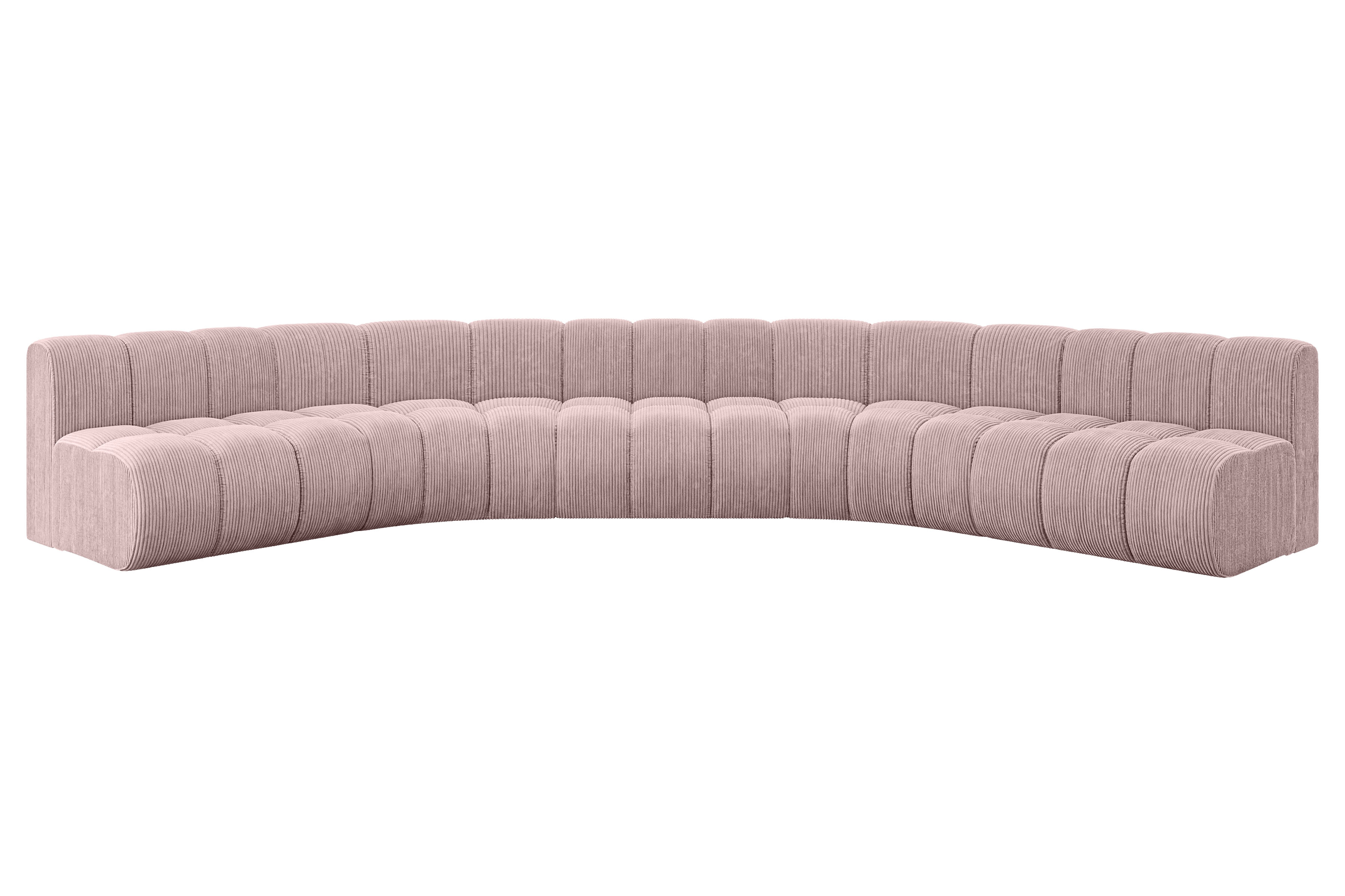 Wohnlandschaft Montra-U1 Rosa - Poso 145