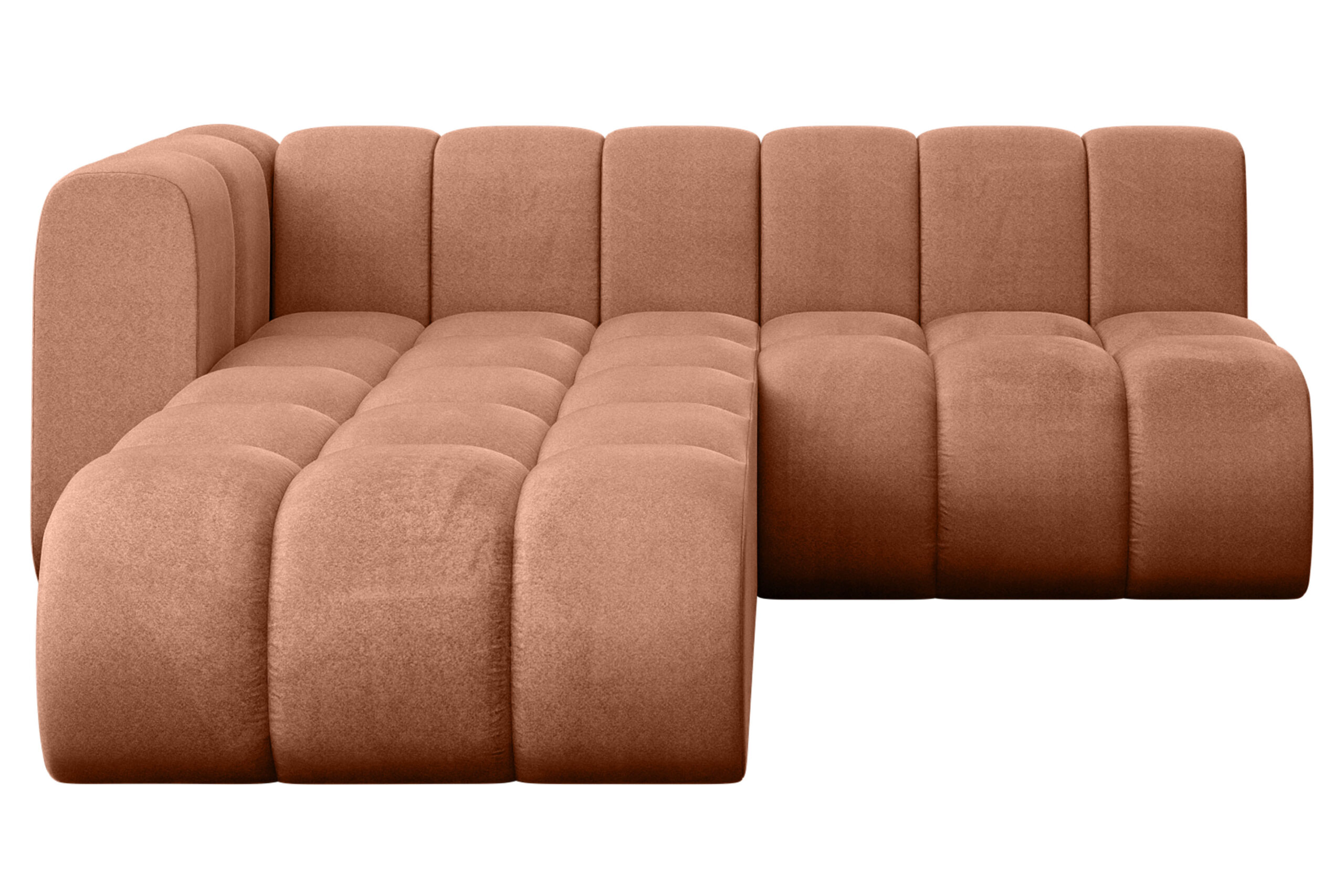Ecksofa Darnel-L1 Apricot - Monolith 61