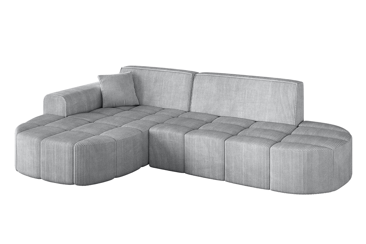 Ecksofa LIVO-L1 Grau - Poso 110