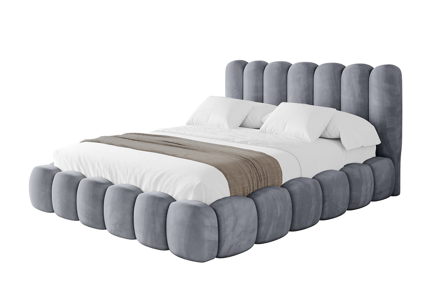 Polsterbett SENA 180x200 cm Grau - Casablanca 2314