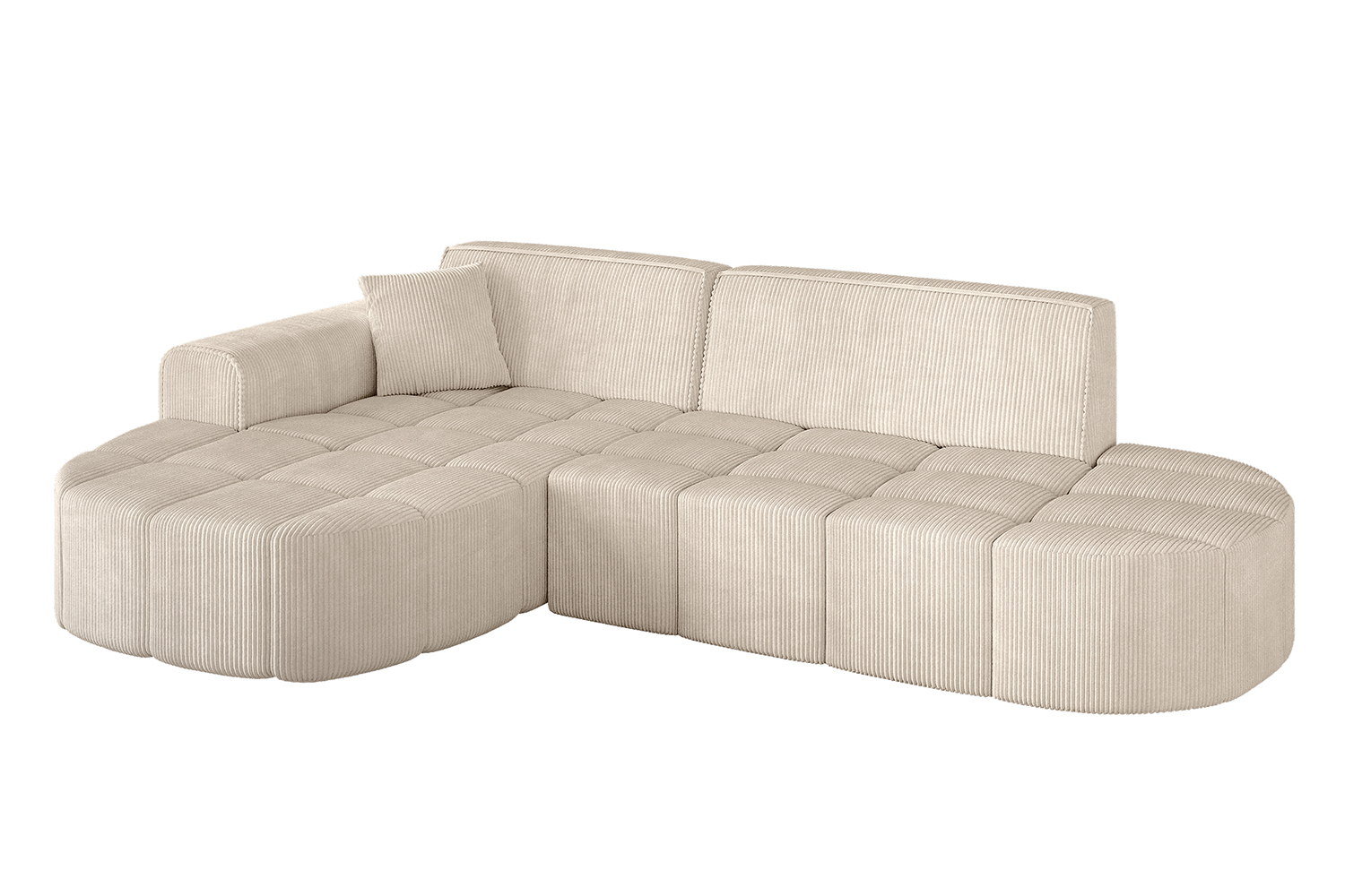 Ecksofa LIVO-L1 Beige - Poso 105