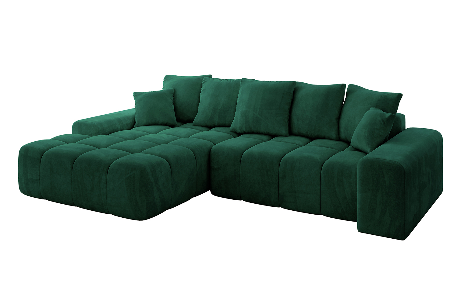 Ecksofa ENSI-L Grün - Dream Velvet 202.31