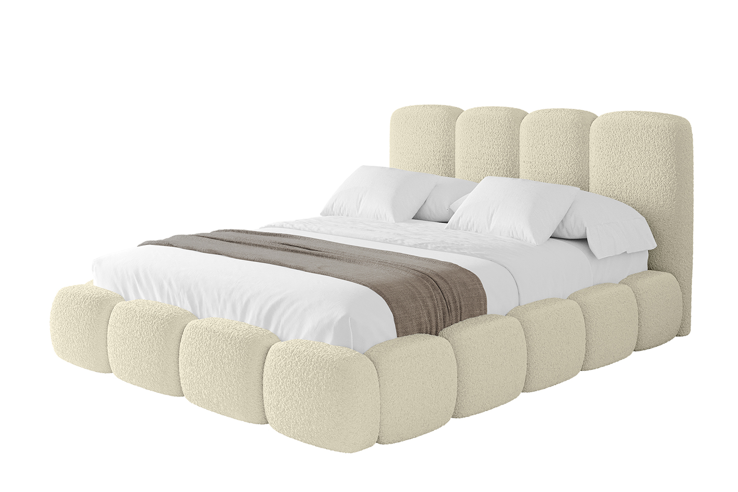 Polsterbett KALA 160x200 cm Beige - Quelle 02