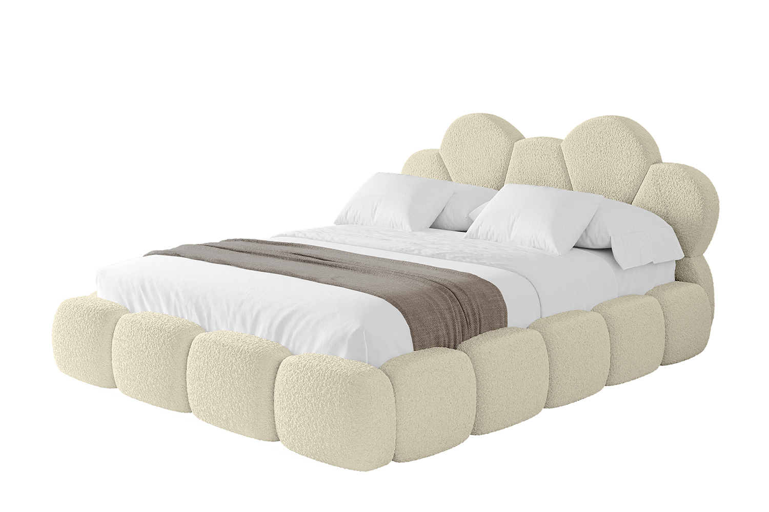 Polsterbett LANA 160x200 cm Beige - Quelle 02