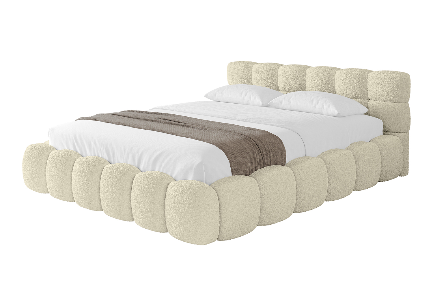 Polsterbett LEYA-v1 200x200 cm Beige - Quelle 02