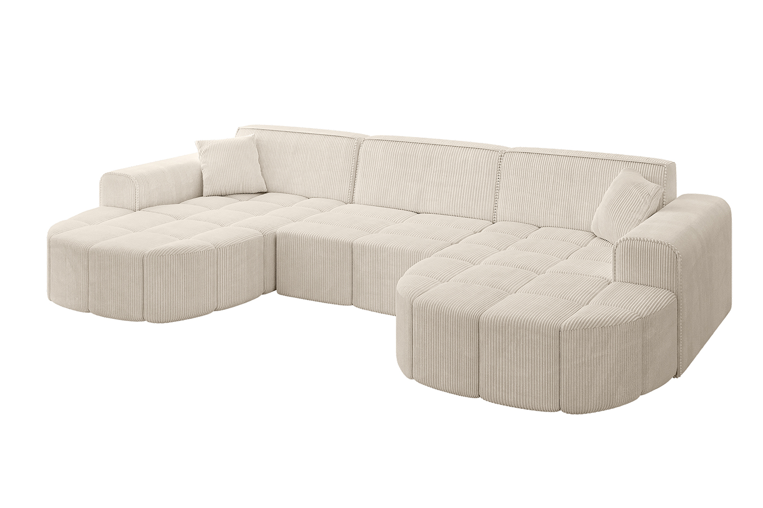 Wohnlandschaft LIVO-U1 Beige - Poso 105