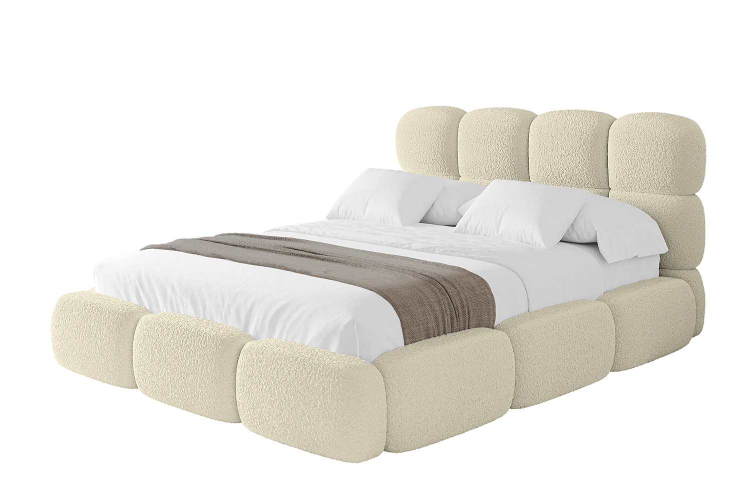 Polsterbett NOMA 140x200 cm Beige - Quelle 02