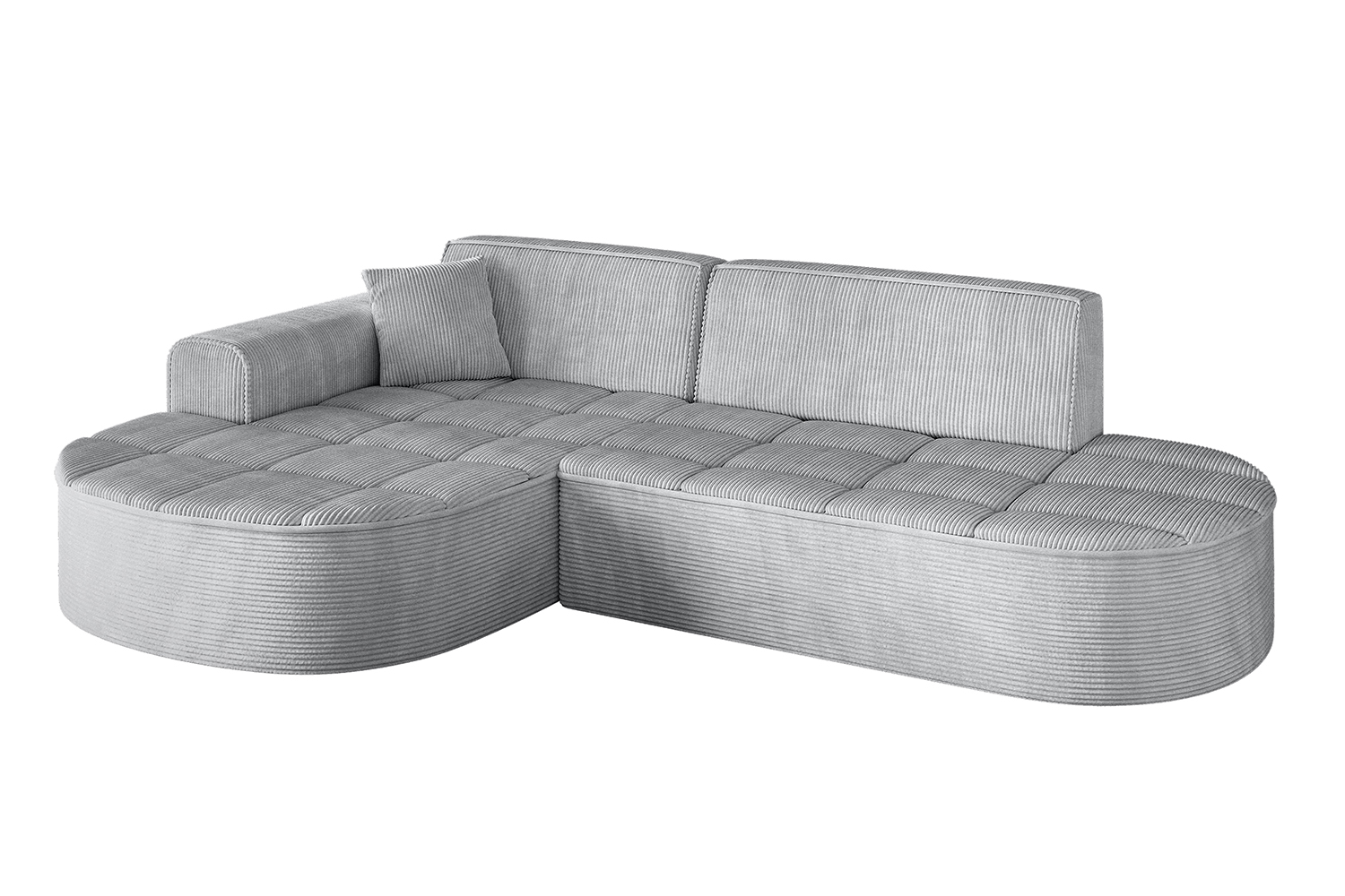 Ecksofa TARO-L1 Grau - Poso 110