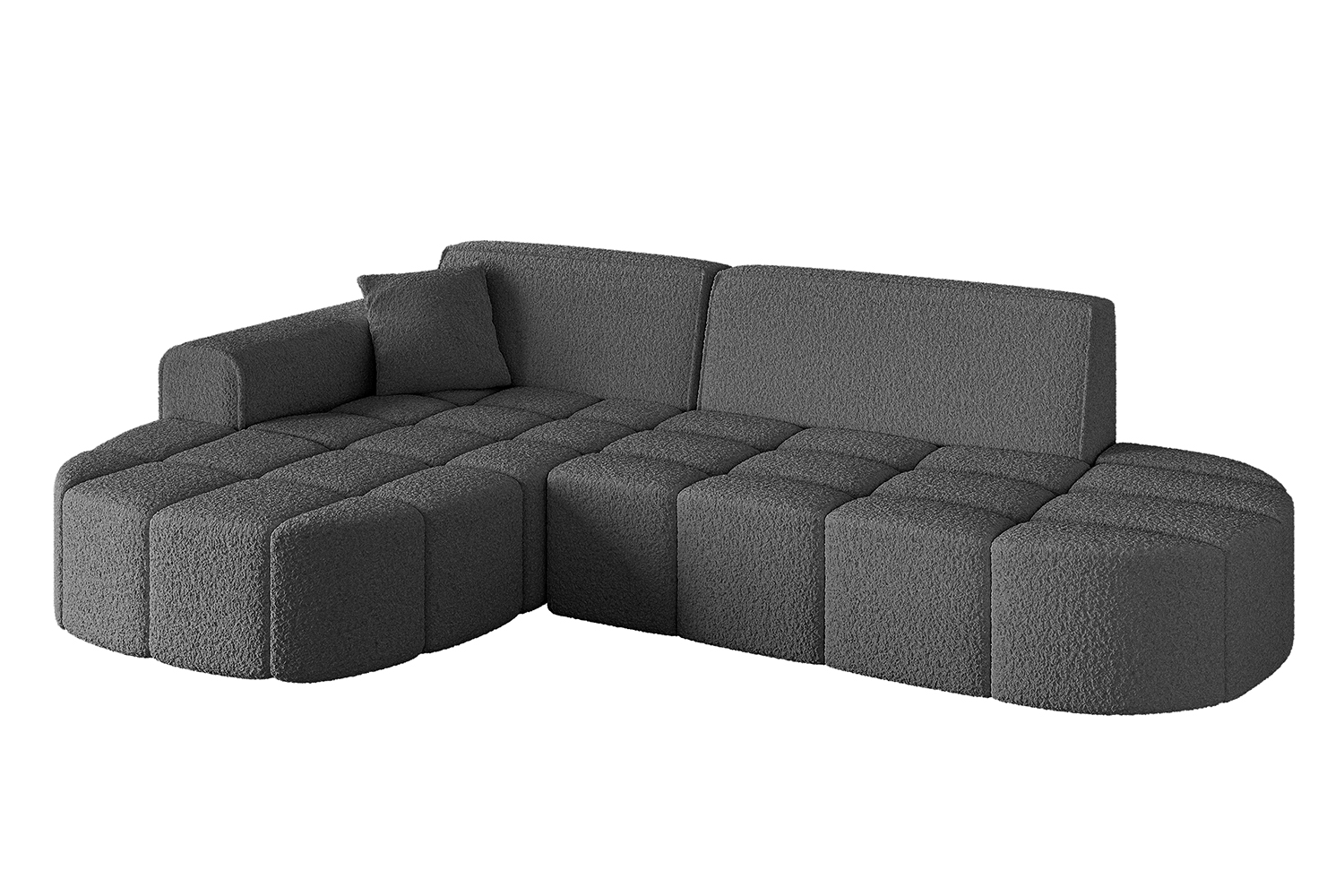 Ecksofa LIVO-L1 Grau - Quelle 92
