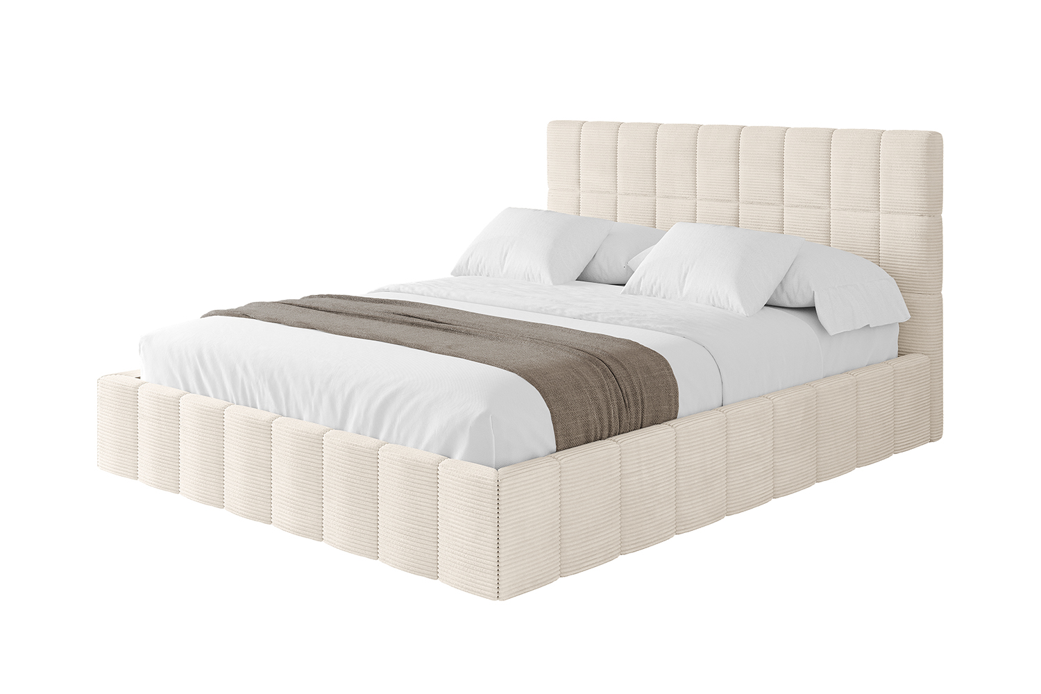 Polsterbett AMEA 120x200 cm Beige - Poso 105