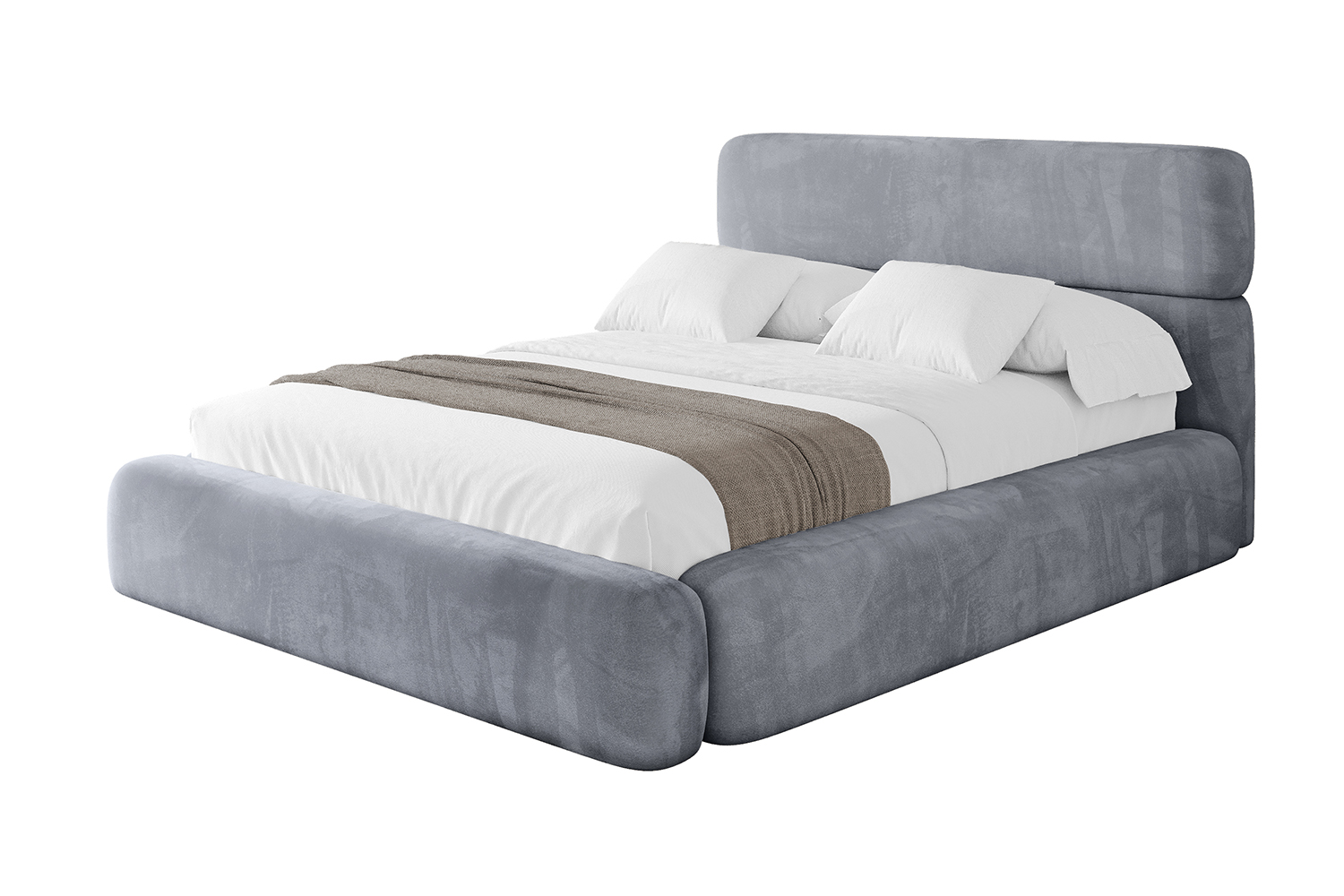 Polsterbett ENORA 160x200 cm Grau - Casablanca 2314