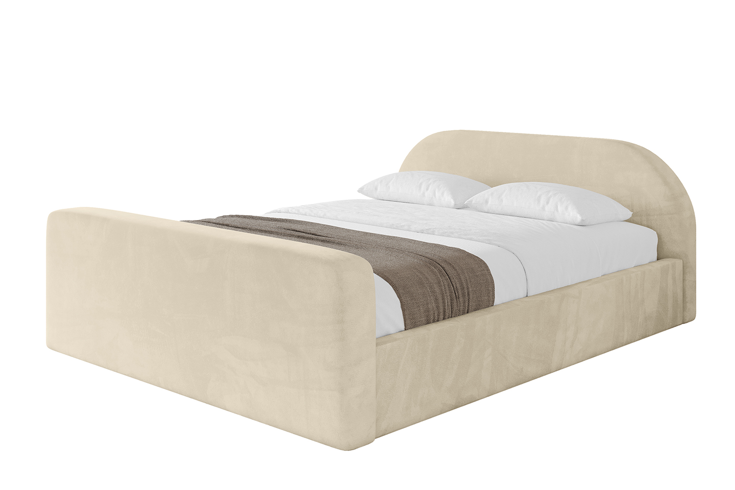 Polsterbett TIVON-Z-v1 160x200 cm Beige - Monolith 4