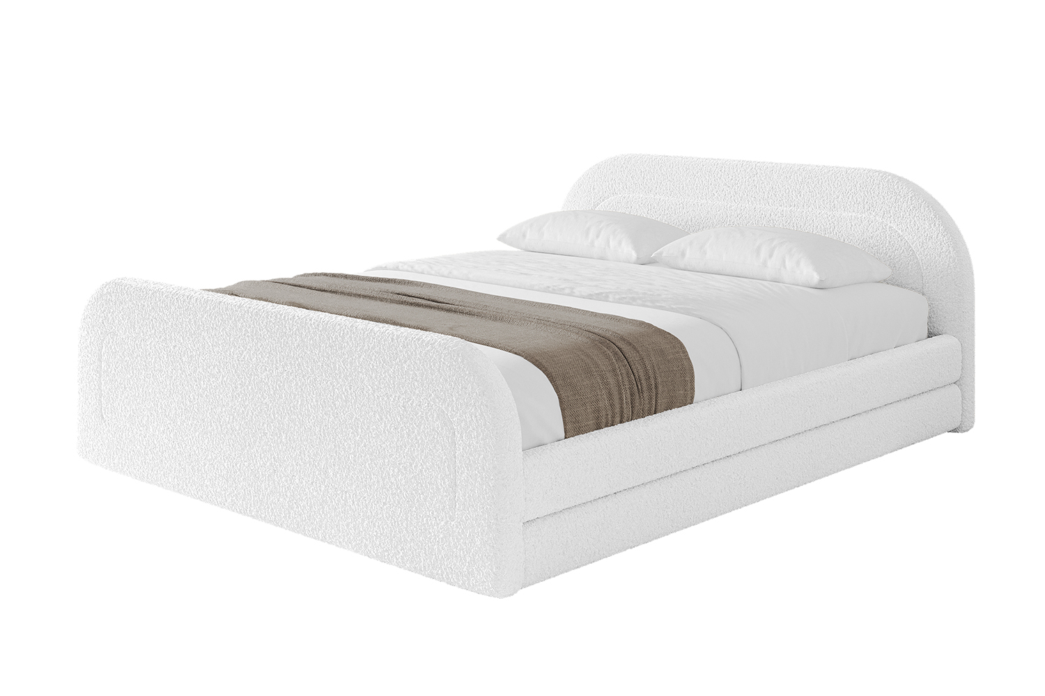 Polsterbett LERIS-Z-v1 140x200 cm Weiß - Quelle 01