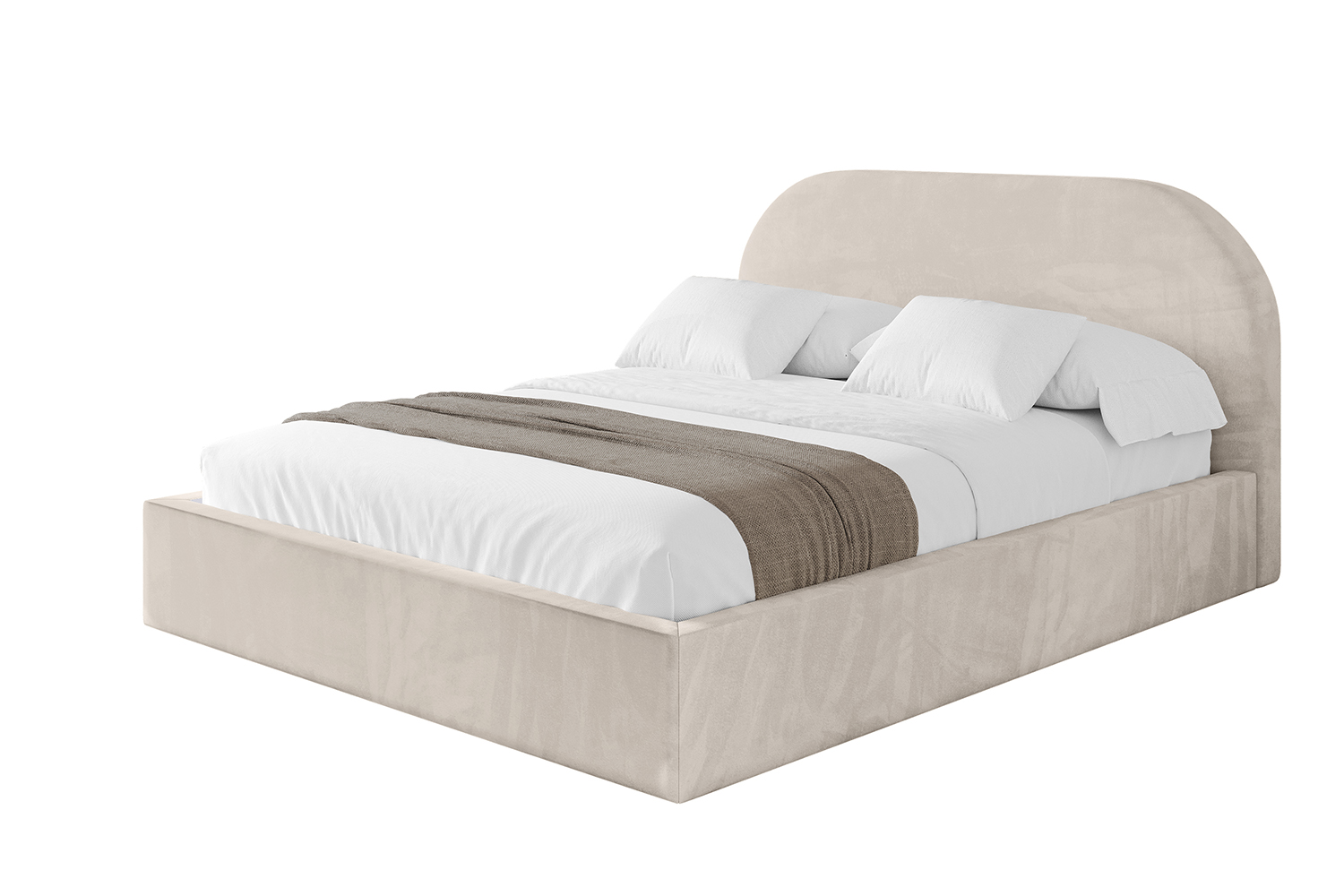 Polsterbett TIVON 120x200 cm Beige - Casablanca 2301