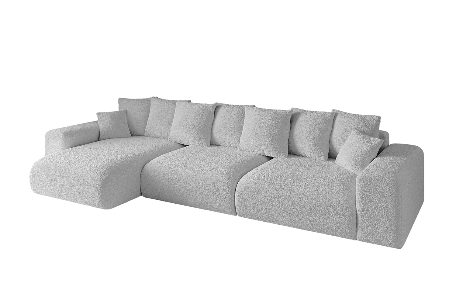 Ecksofa ESKAR-L2 Hellgrau - Quelle 83