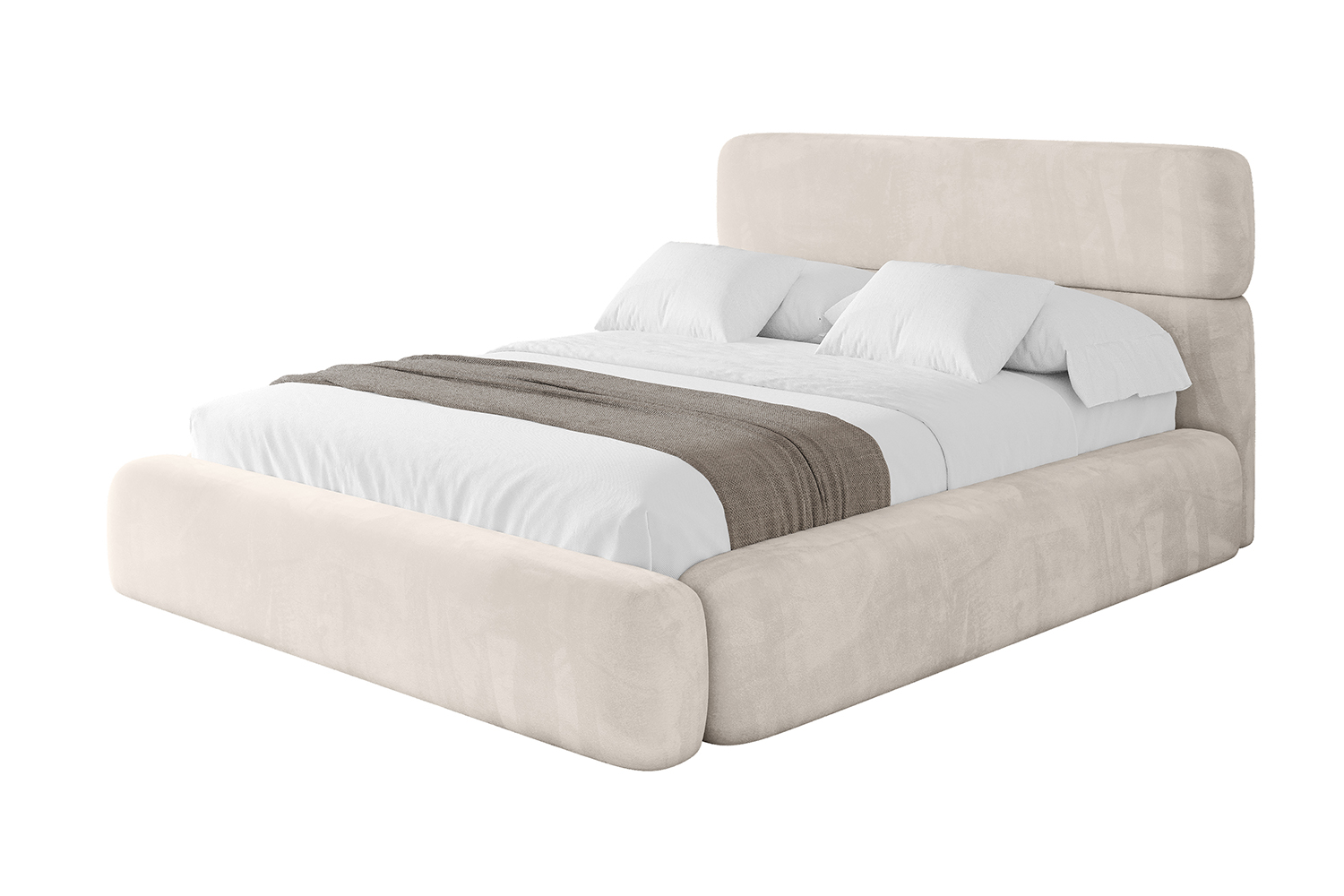 Polsterbett ENORA 180x200 cm Beige - Casablanca 2301