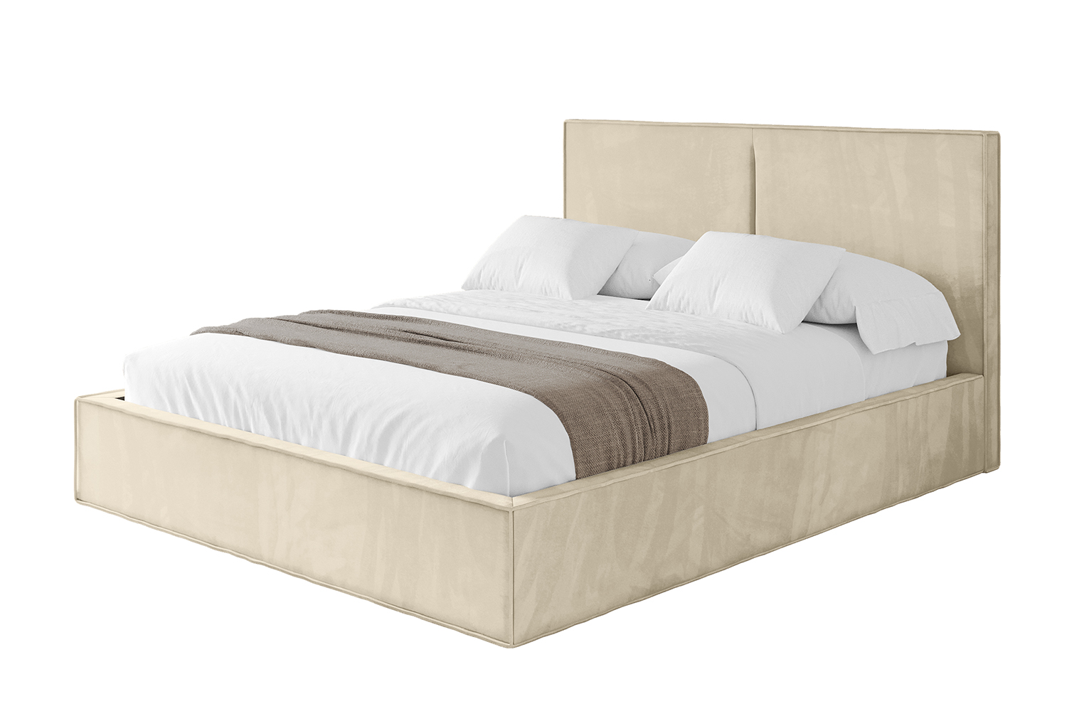 Polsterbett EMMI 160x200 cm Beige - Monolith 4