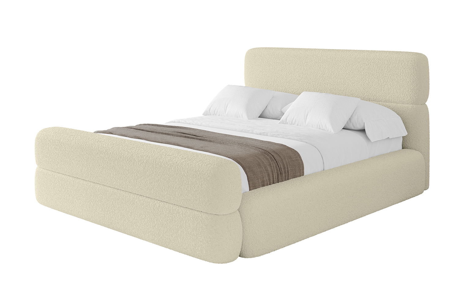 Polsterbett ENORA-Z 200x200 cm Beige - Quelle 02