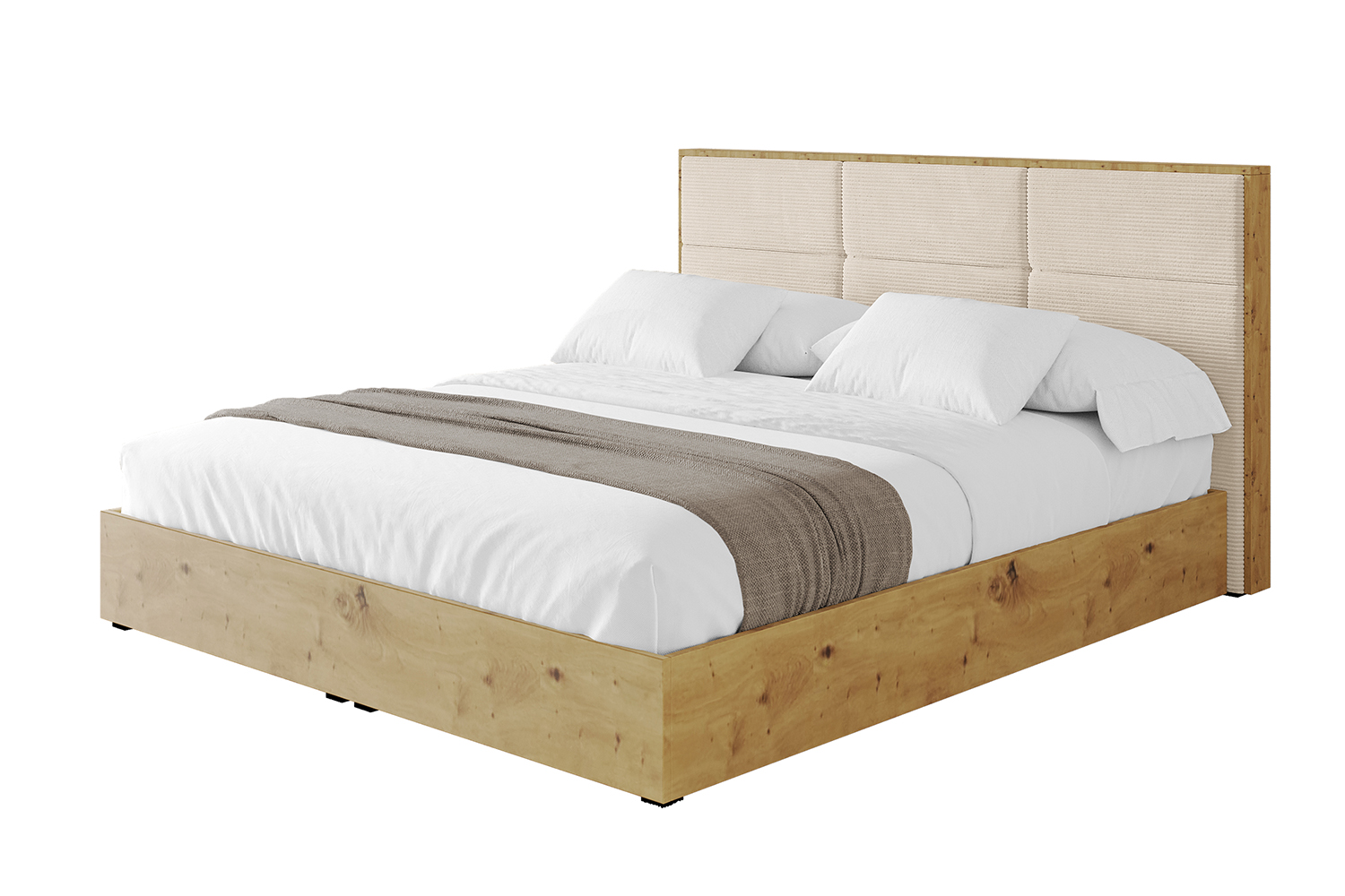 Polsterbett ENZO1 120x200 cm Beige - Poso 105