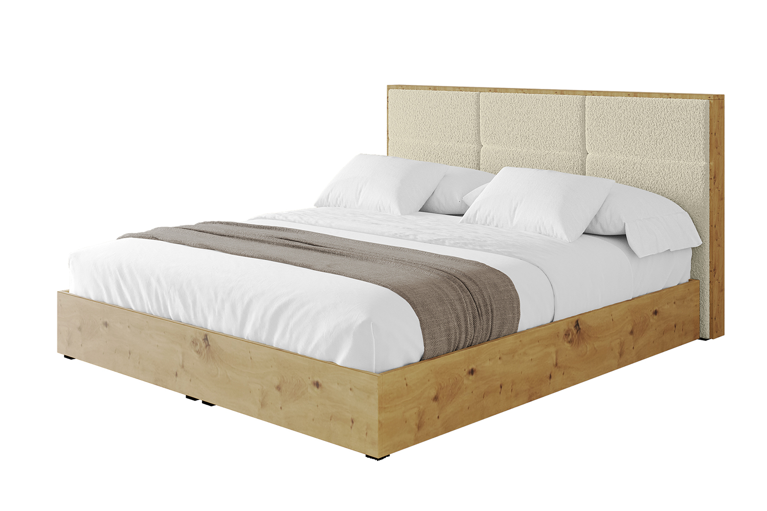 Polsterbett ENZO1 120x200 cm Beige - Quelle 02