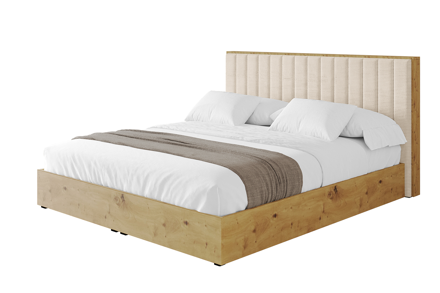 Polsterbett ENZO4 180x200 cm Beige - Poso 105