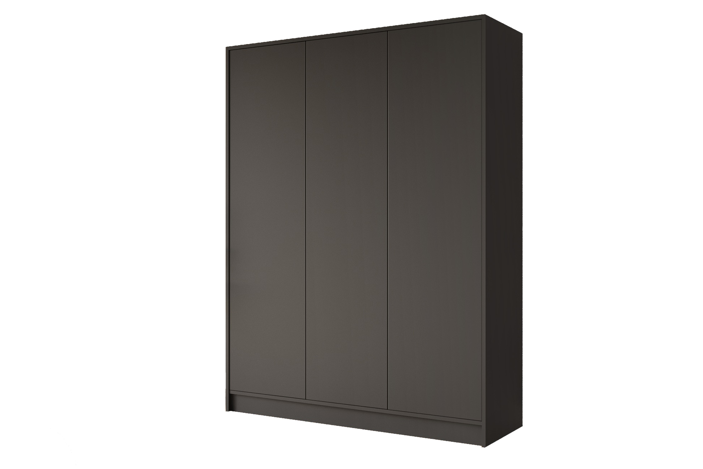 Drehtürenschränke GELE 150 cm x 51 cm x 200 cm Schwarz