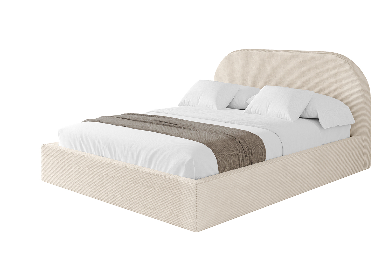 Polsterbett TIVON 120x200 cm Beige - Poso 105